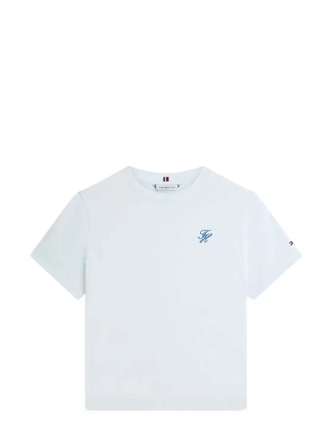 Tommy Hilfiger TH SCRIPT REG C-NK SS TEE - Tommy Hilfiger - KEEPSAKE BLUE / blue