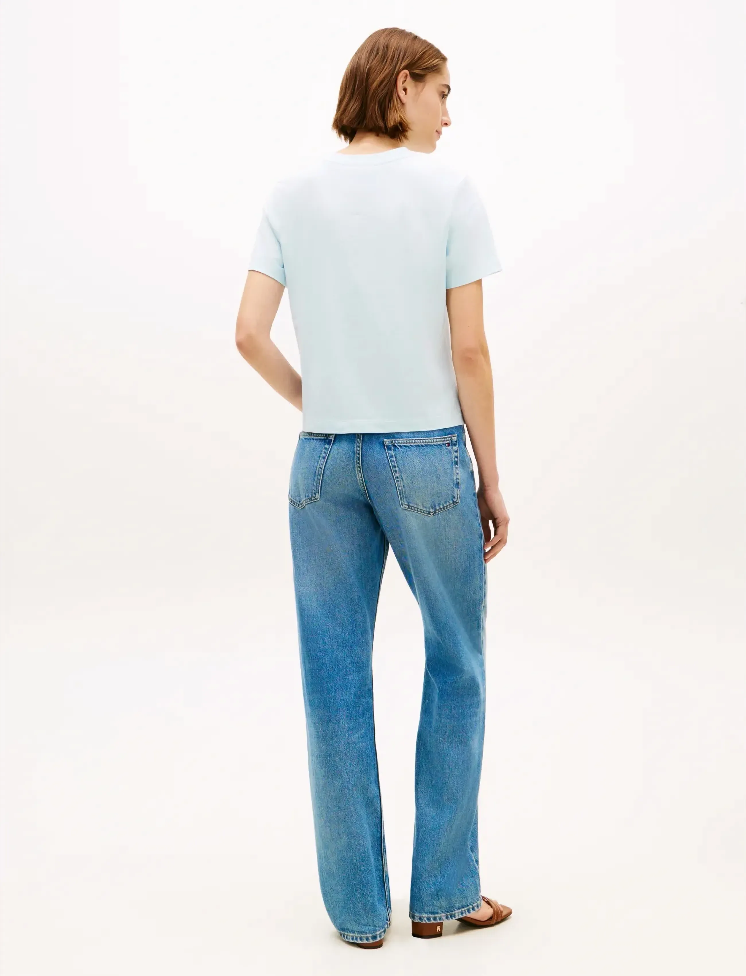 Tommy Hilfiger - TH SCRIPT REG C-NK SS TEE - t-shirts - keepsake blue - 2