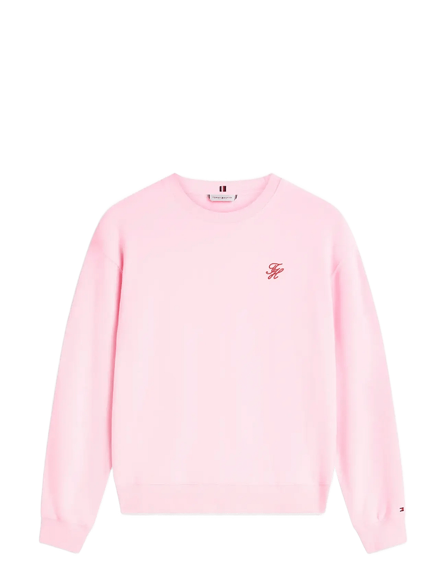Tommy Hilfiger - TH SCRIPT REG SWEATSHIRT - igapäevane stiil - classic pink - 1