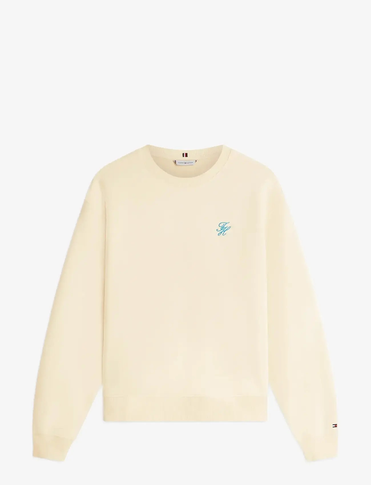 Tommy Hilfiger - TH SCRIPT REG SWEATSHIRT - hverdags stil - country ivory - 1