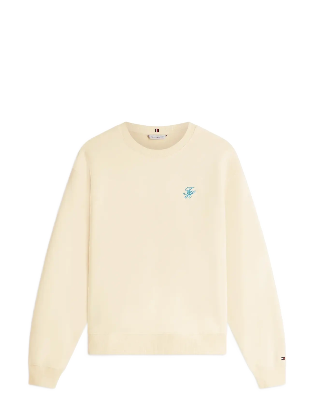 Tommy Hilfiger TH SCRIPT REG SWEATSHIRT - Sweatshirts - COUNTRY IVORY / cream