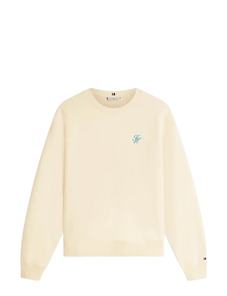 Tommy Hilfiger - TH SCRIPT REG SWEATSHIRT - sweatshirts - country ivory - 1