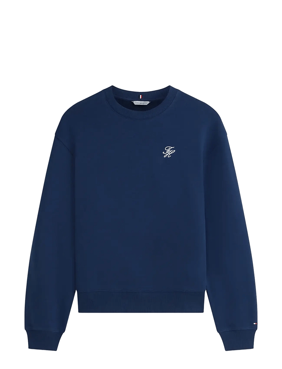 Tommy Hilfiger - TH SCRIPT REG SWEATSHIRT - everyday style - dark night navy - 1