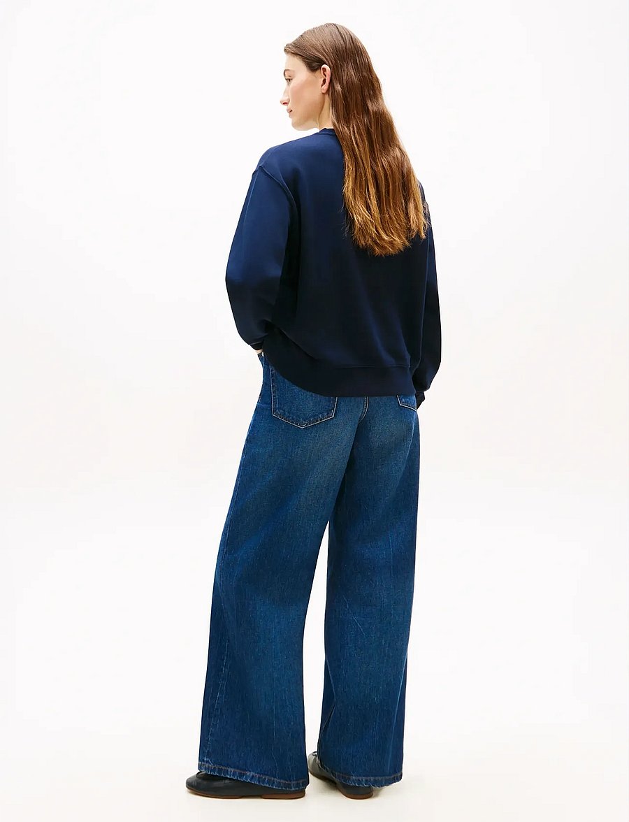 Tommy Hilfiger - TH SCRIPT REG SWEATSHIRT - everyday style - dark night navy - 2