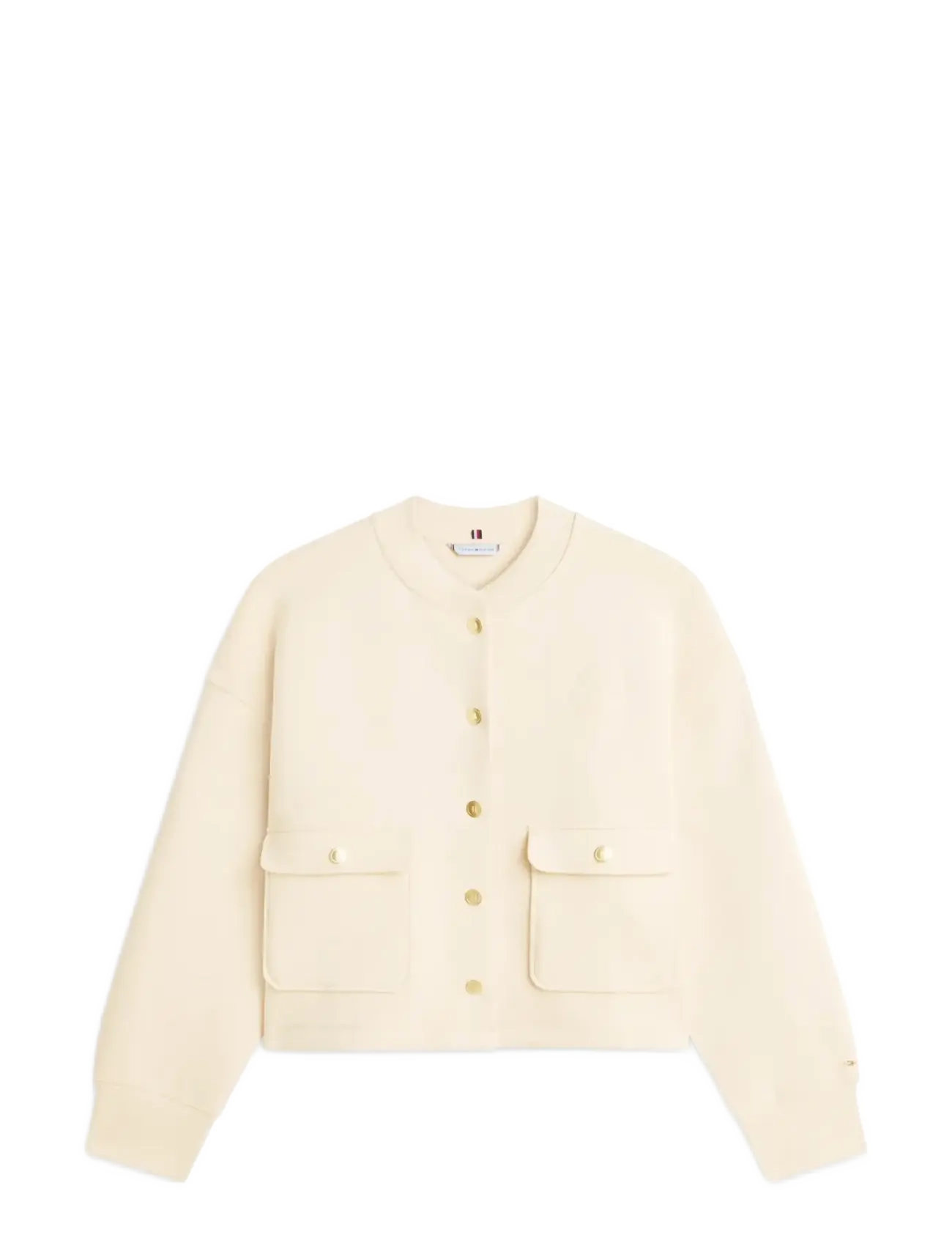Tommy Hilfiger - GOLD BUTTON BOMBER - bomberjakker - country ivory - 1