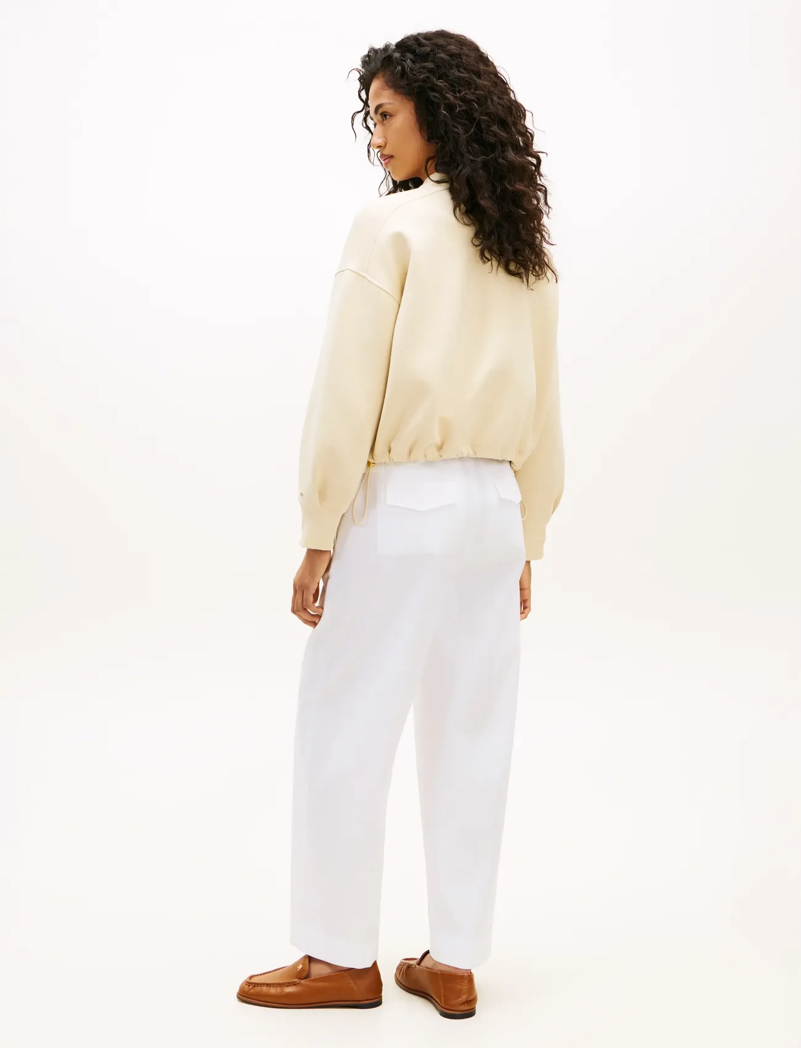 Tommy Hilfiger - GOLD BUTTON BOMBER - bomberjakker - country ivory - 2