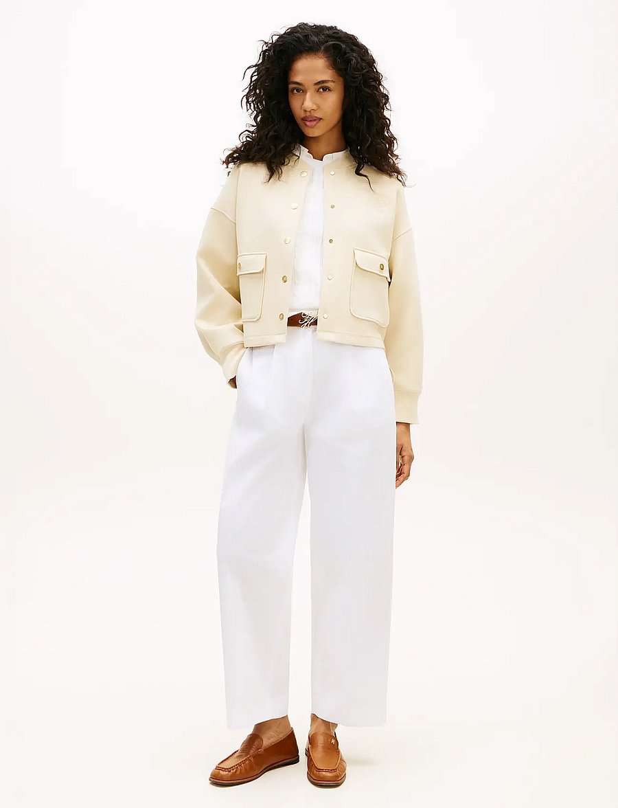 Tommy Hilfiger - GOLD BUTTON BOMBER - bomberjakker - country ivory - 3