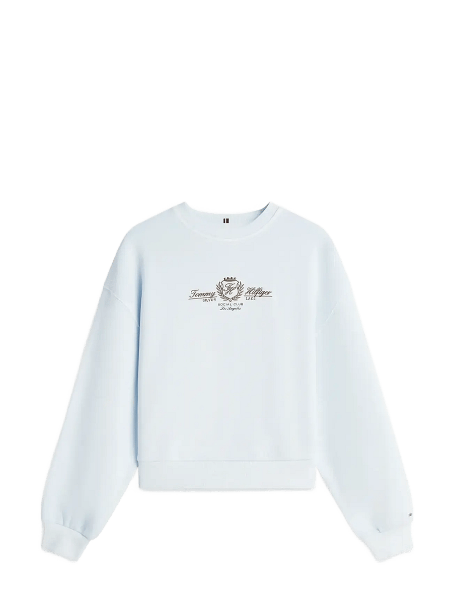 Tommy Hilfiger - VARSITY CREST TERRY SWEATSHIRT - colleget - keepsake blue - 1