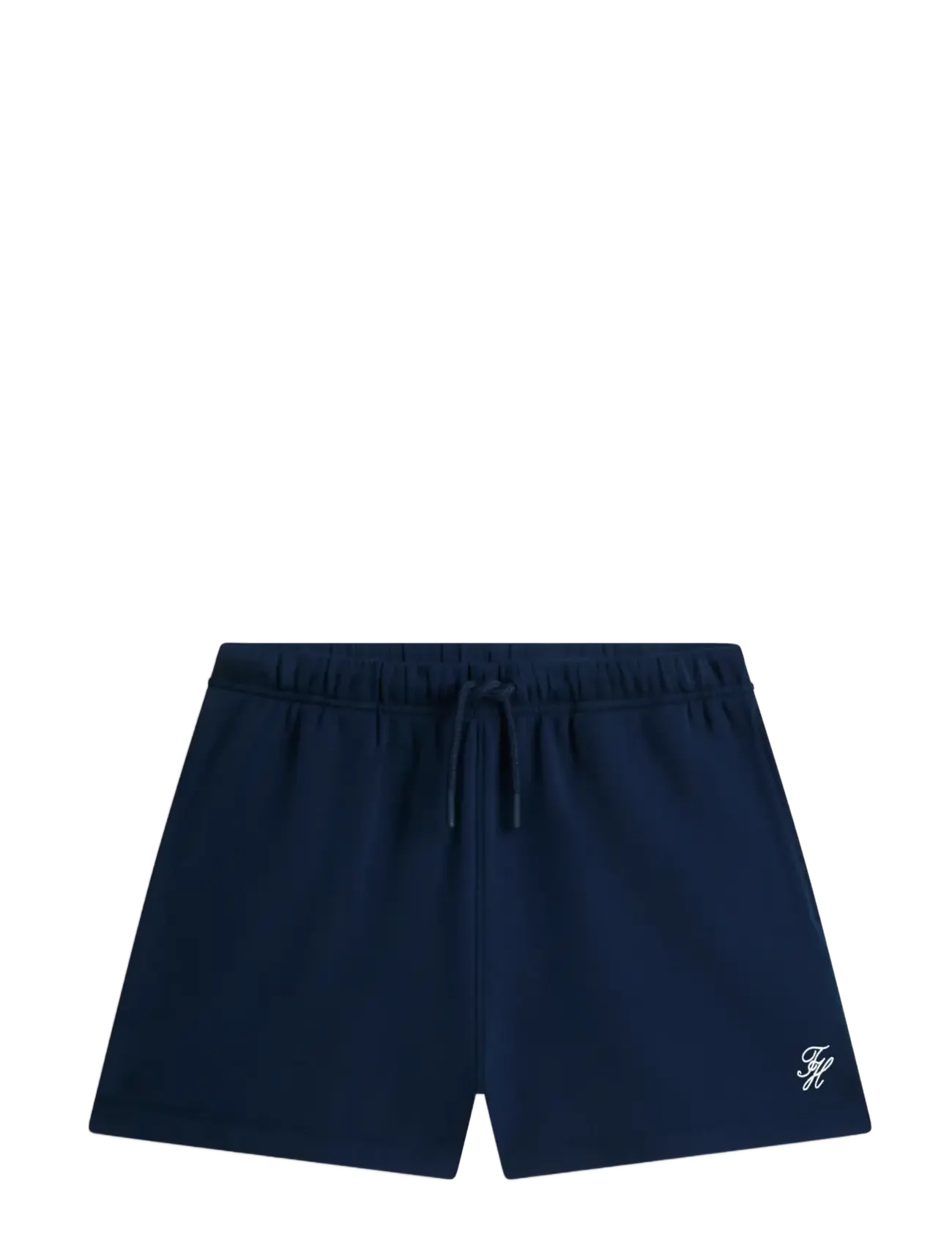 Tommy Hilfiger TH SCRIPT SWEATSHORTS - Suveaeg linnas - DARK NIGHT NAVY / navy