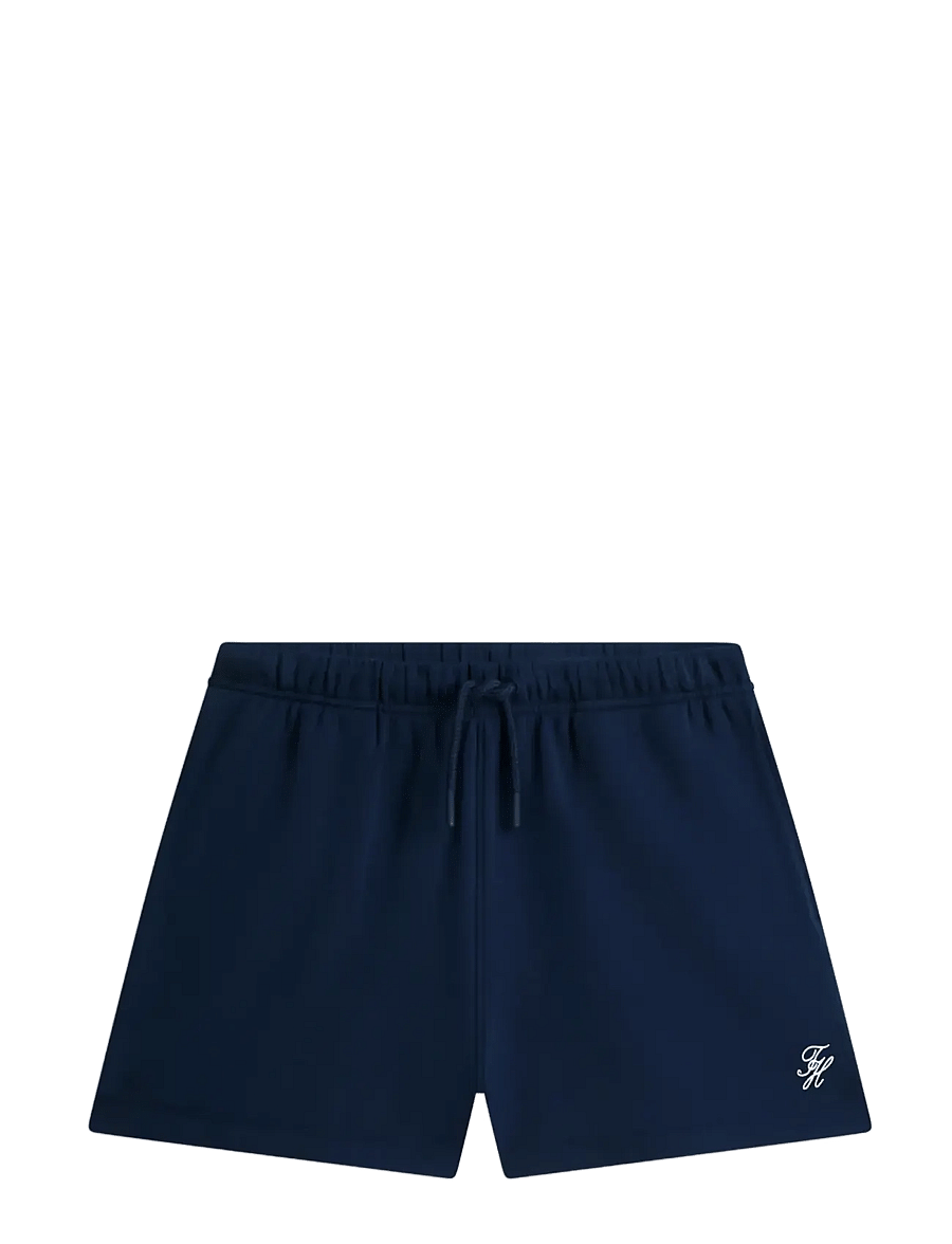 Tommy Hilfiger - TH SCRIPT SWEATSHORTS - dark night navy - 1