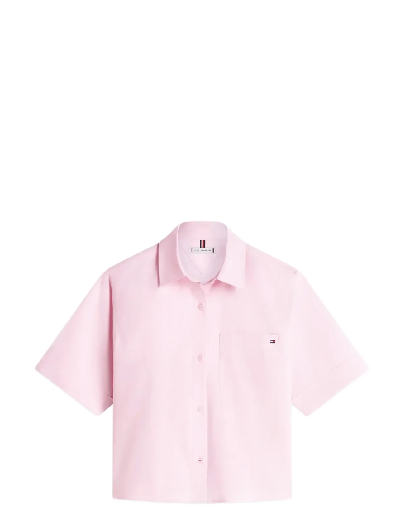Tommy Hilfiger ESS POPLIN SS SHIRTS - Deals - BONITA PINK / pink/rose