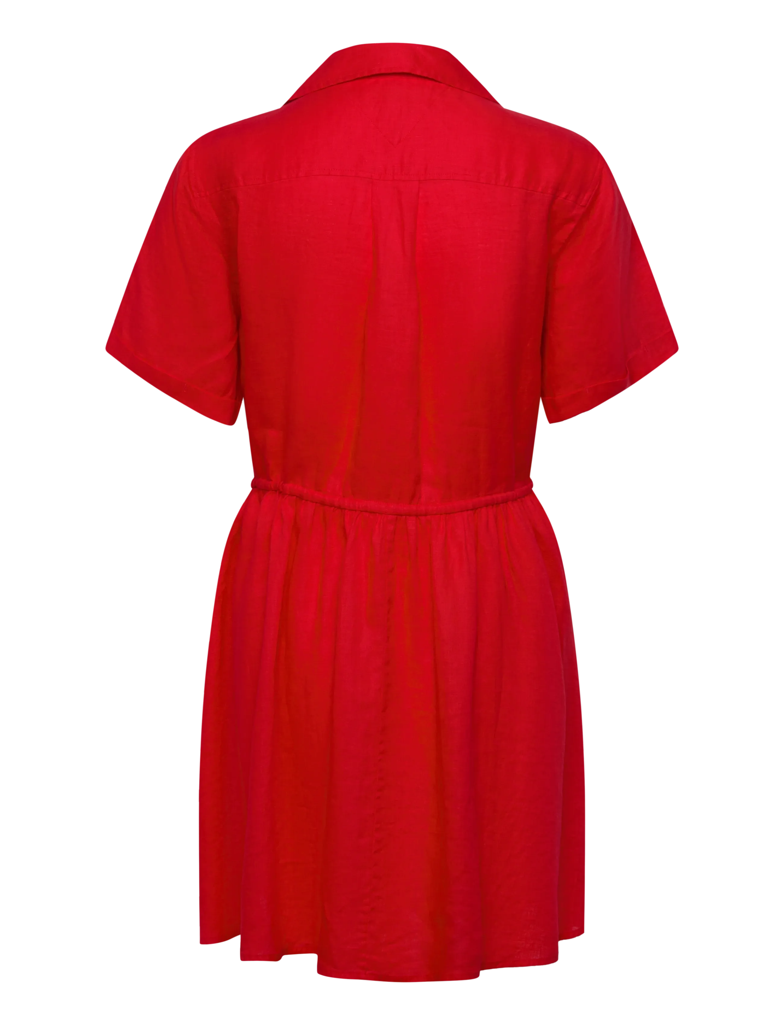 Tommy Hilfiger - ESS LINEN SHORT SS DRESS - skjortekjoler - fireworks - 2