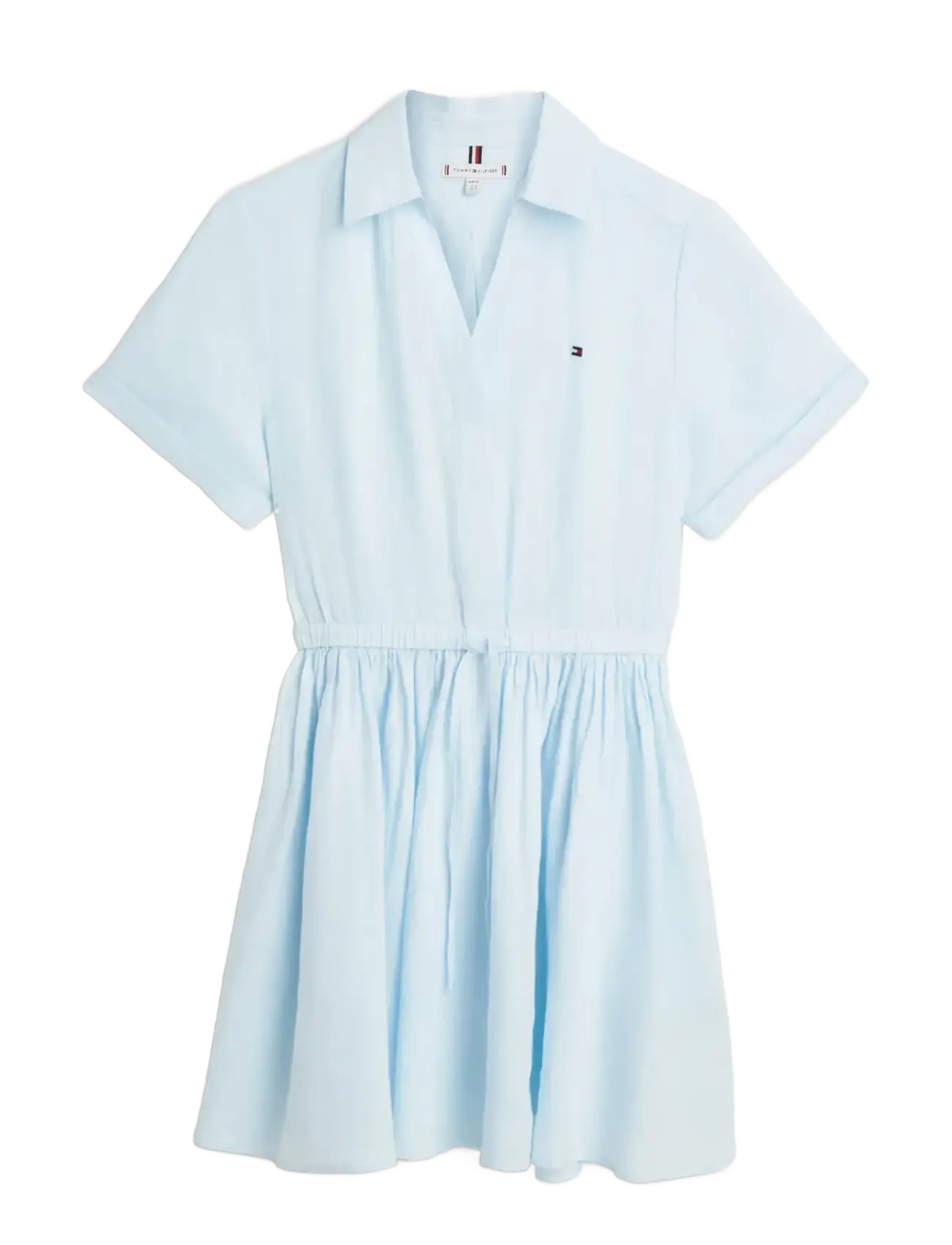 Tommy Hilfiger ESS LINEN SHORT SS DRESS - Populaire merken - KEEPSAKE BLUE / blue