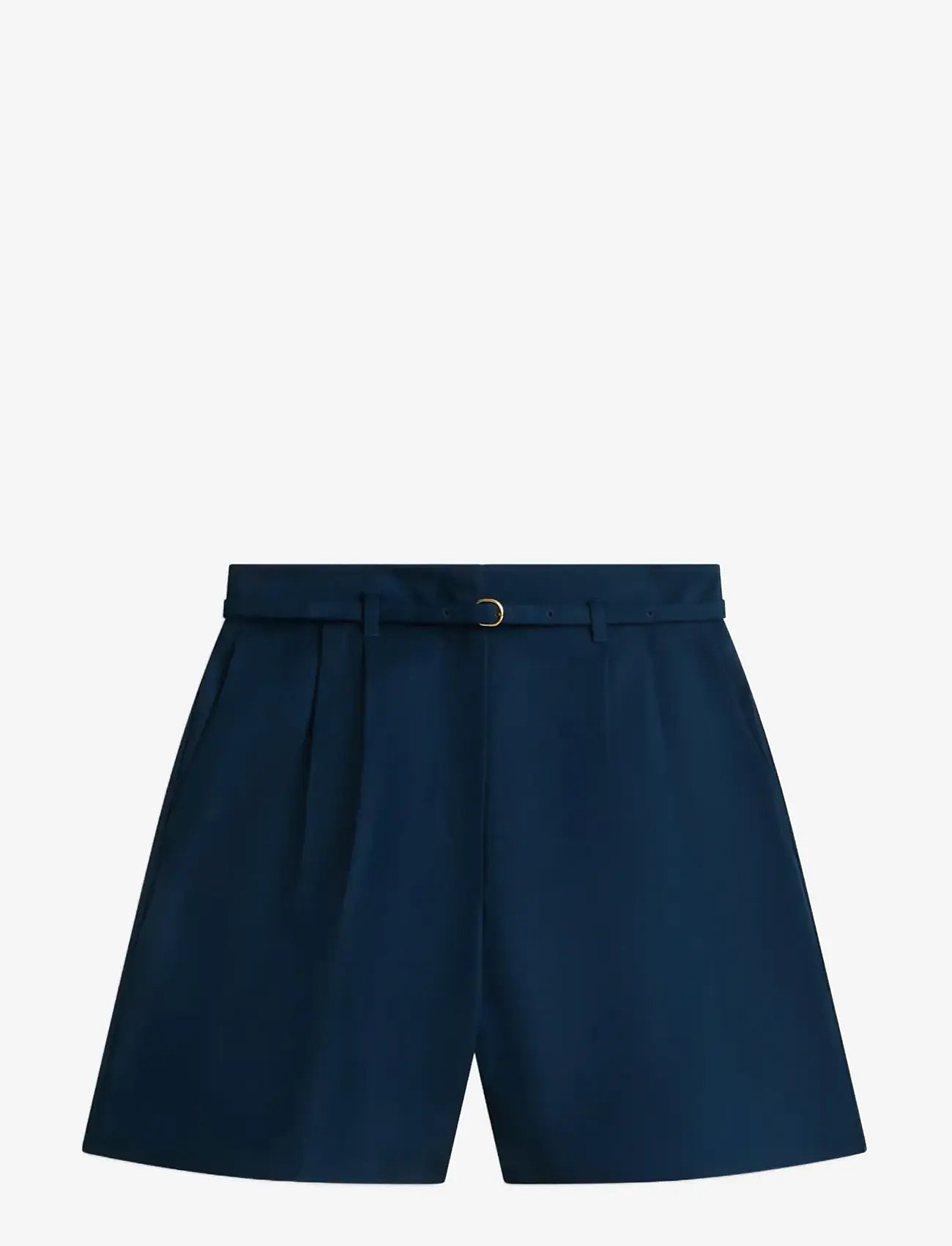 Tommy Hilfiger - LINEN BLEND SHORT - hørshorts - dark night navy - 1