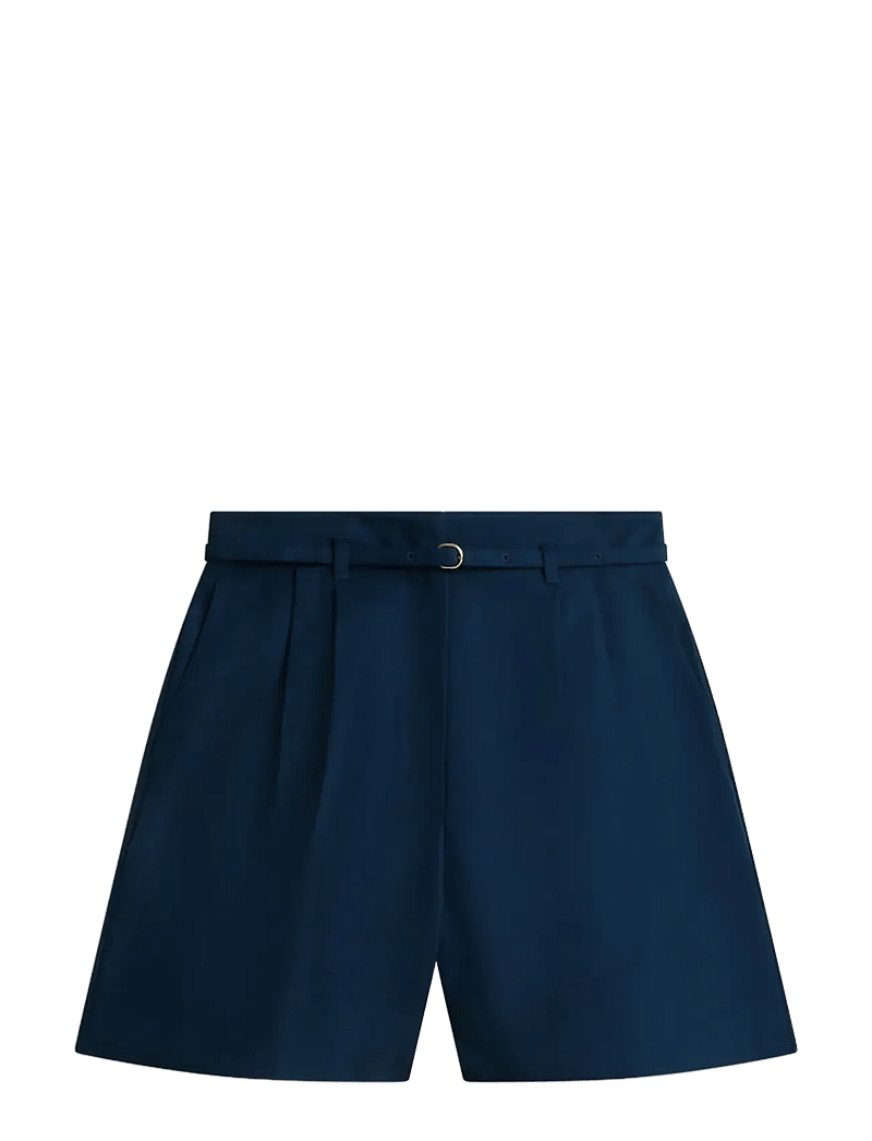 Tommy Hilfiger - LINEN BLEND SHORT - hørshorts - dark night navy - 1