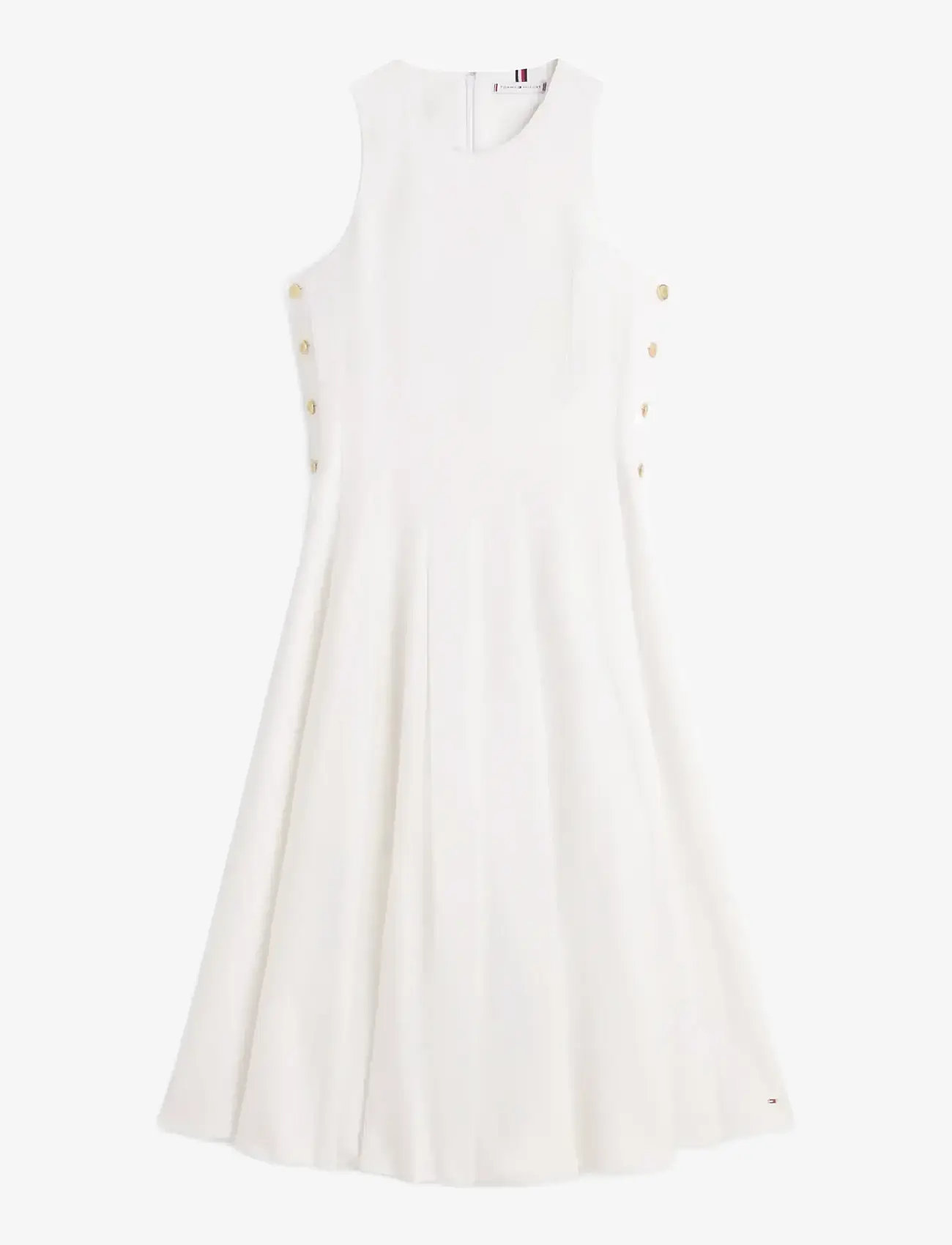 Tommy Hilfiger Linen Blend Hourglass Midi Drs (TOHWW0WW49055) - Midi dresses  - Boozt.com