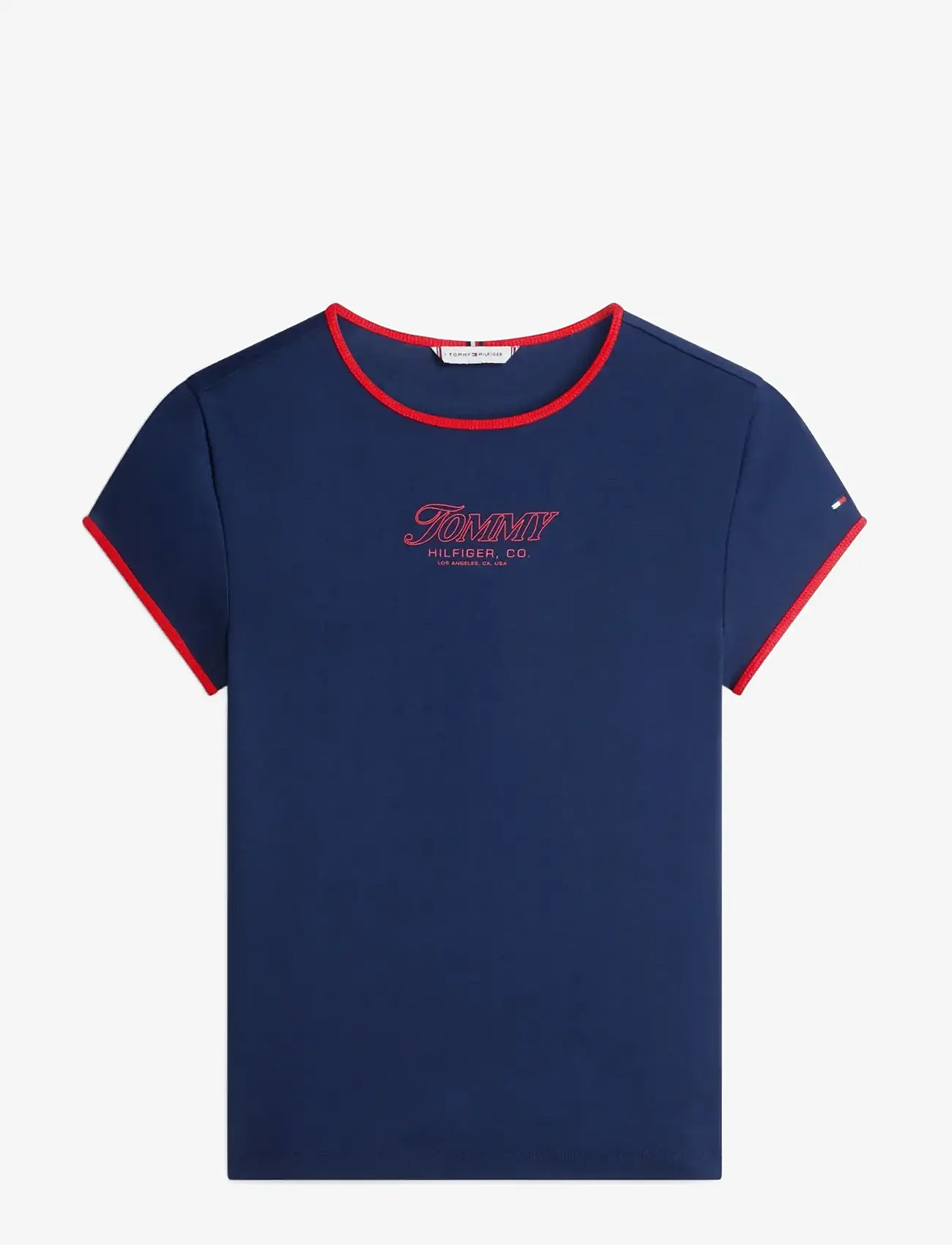 Tommy Hilfiger - TILT GRAPHIC SLIM C-NK SS TEE - t-shirts - dark night navy - 1