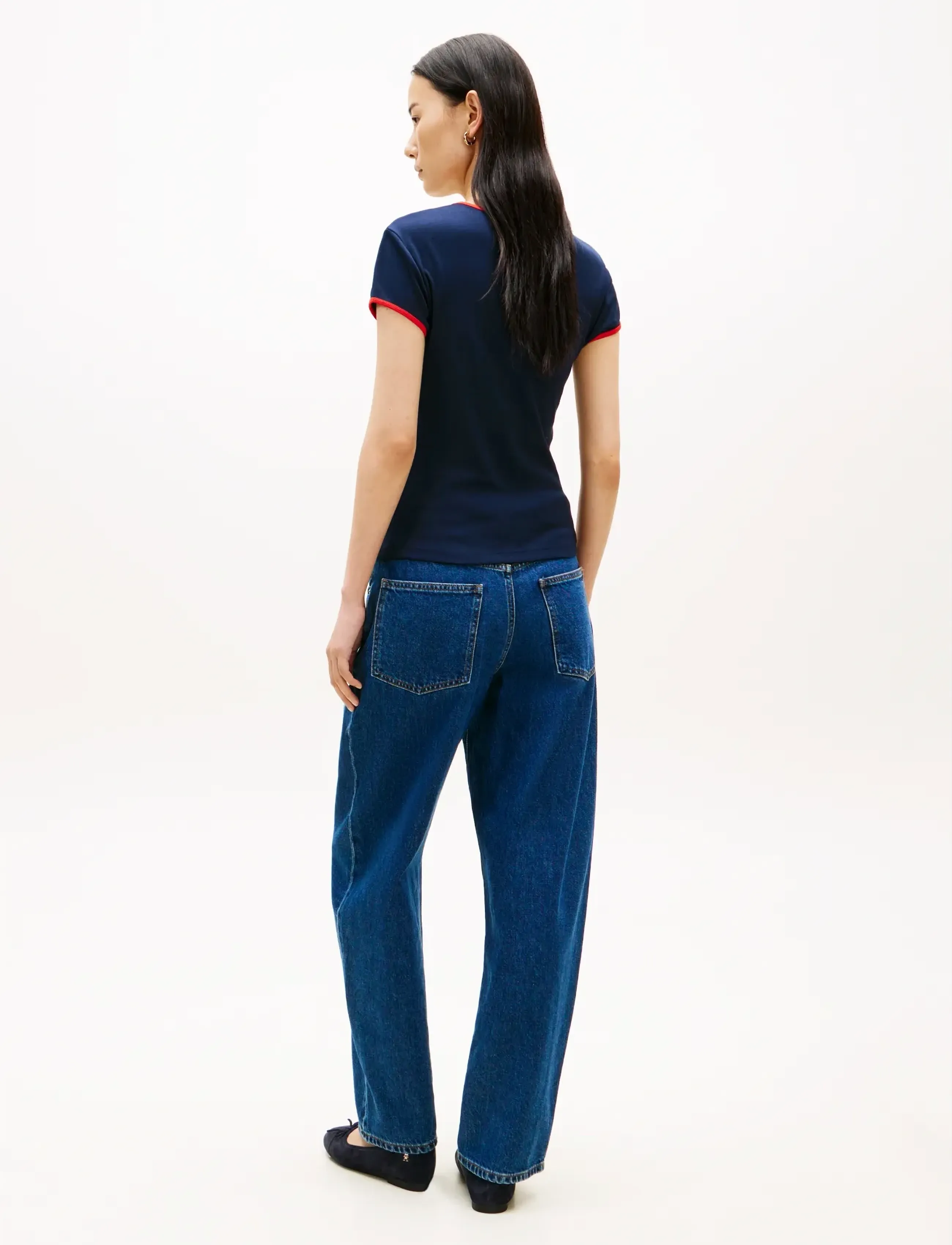 TOMMY HILFIGER Tilt Graphic Slim C-Nk Ss Tee blusar dam – bild 2