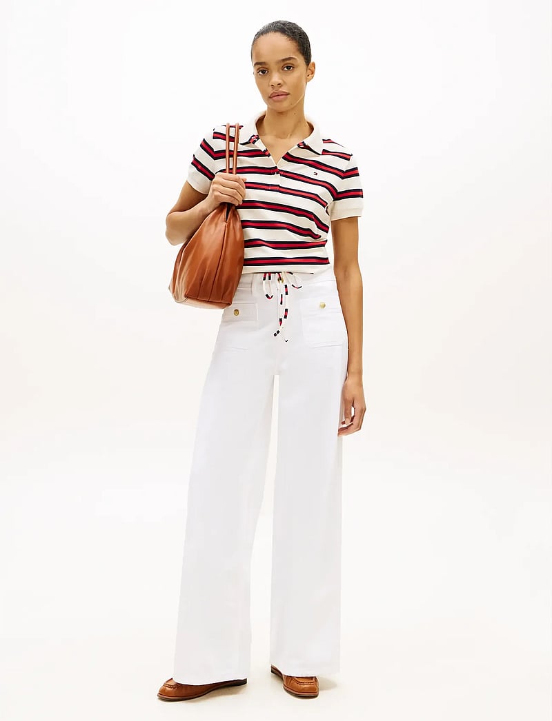 Tommy Hilfiger - MULTISTRIPE MODERN SS POLO - poloshirts - preppy stripe calico fireworks - 3