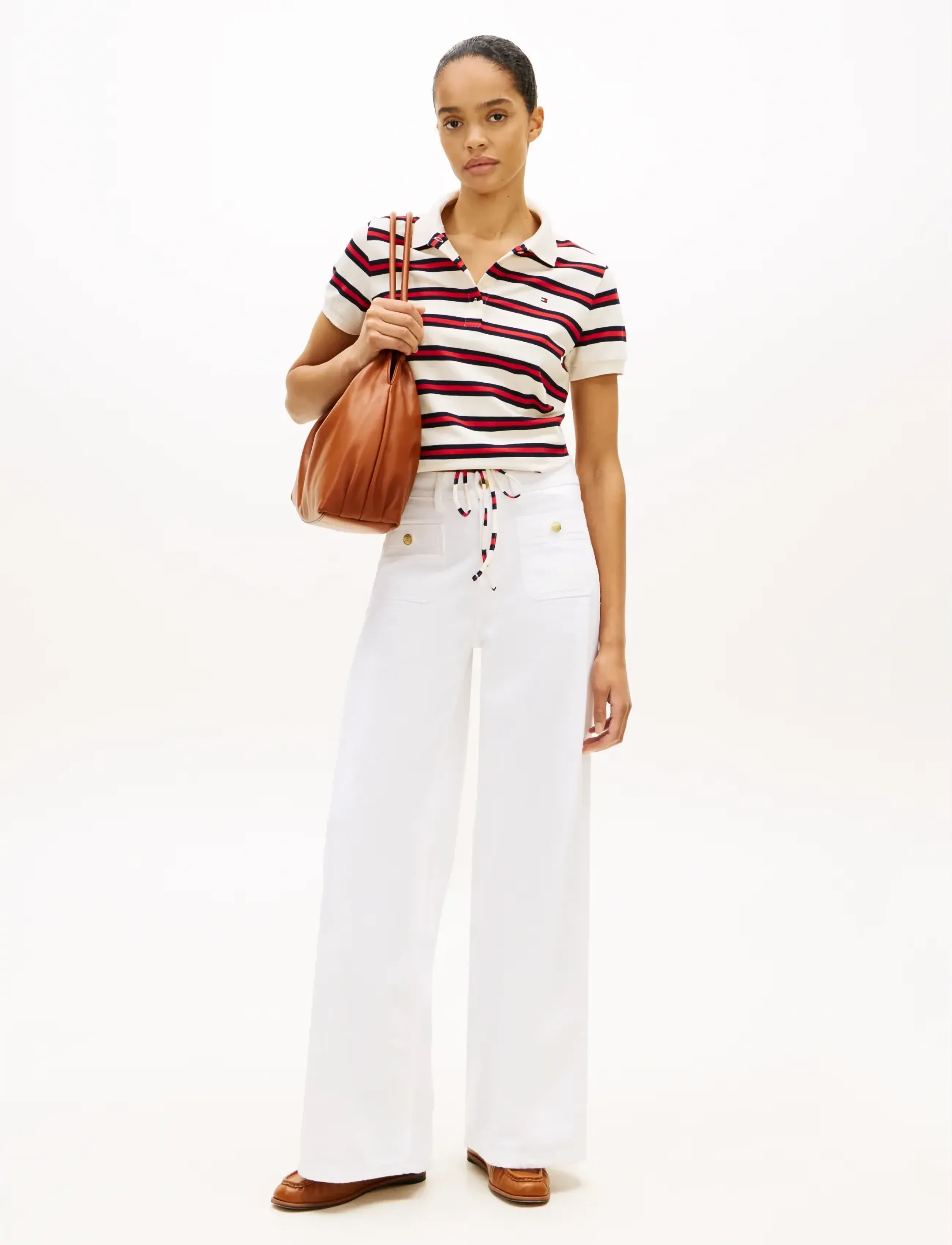 Tommy Hilfiger - MULTISTRIPE MODERN SS POLO - poloshirts - preppy stripe calico   fireworks - 3