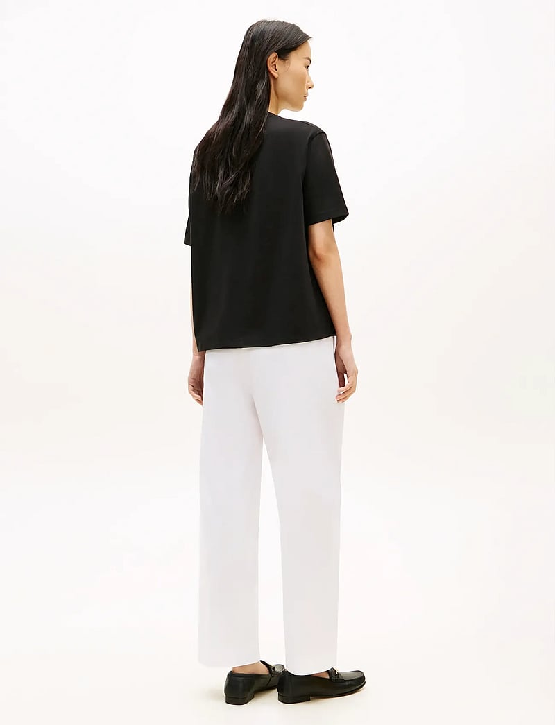 Tommy Hilfiger - GOLD BUTTON LONG SS TEE - t-shirts - black - 2