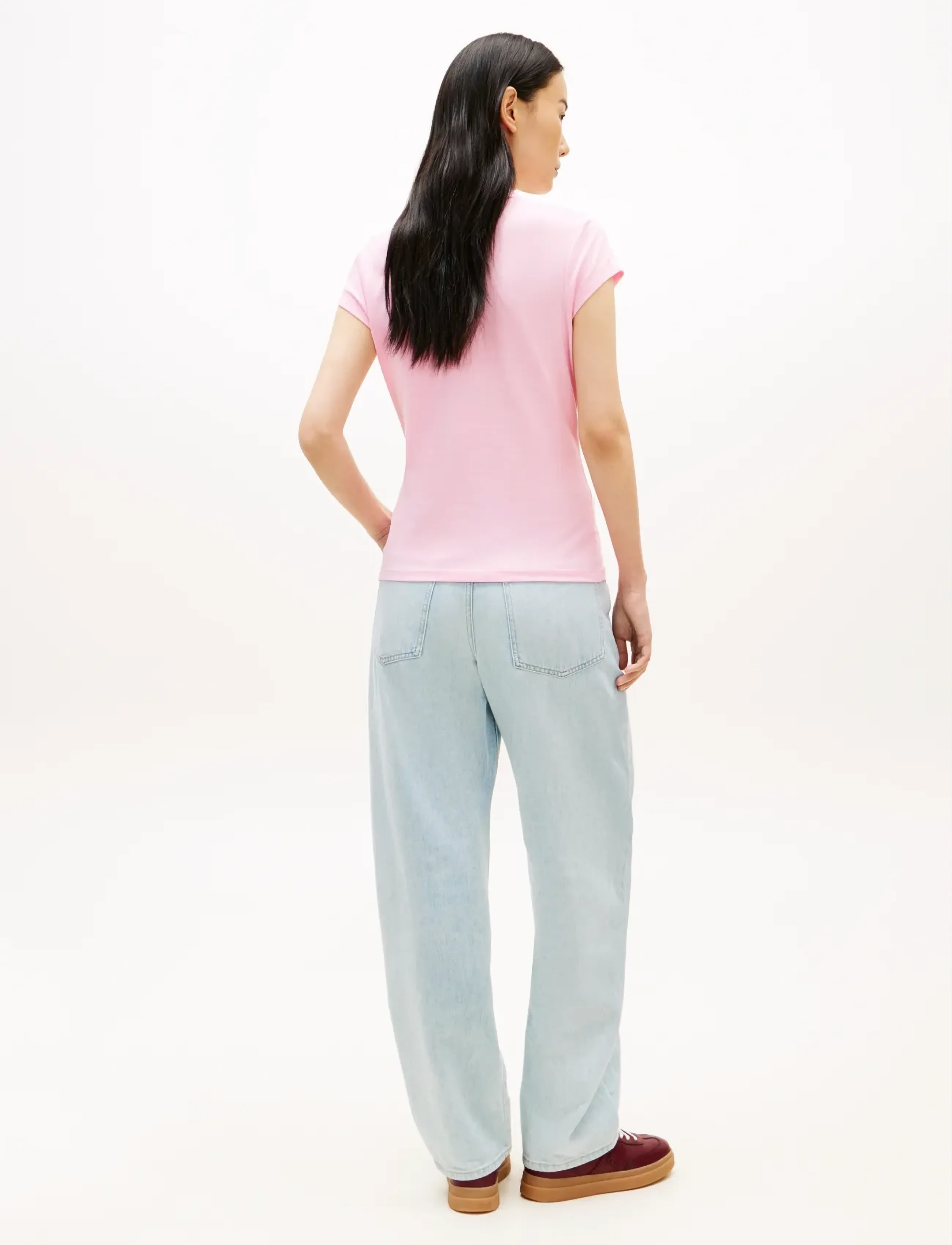 Tommy Hilfiger - TH SCRIPT SLIM SS POLO - poloshirts - classic pink - 2