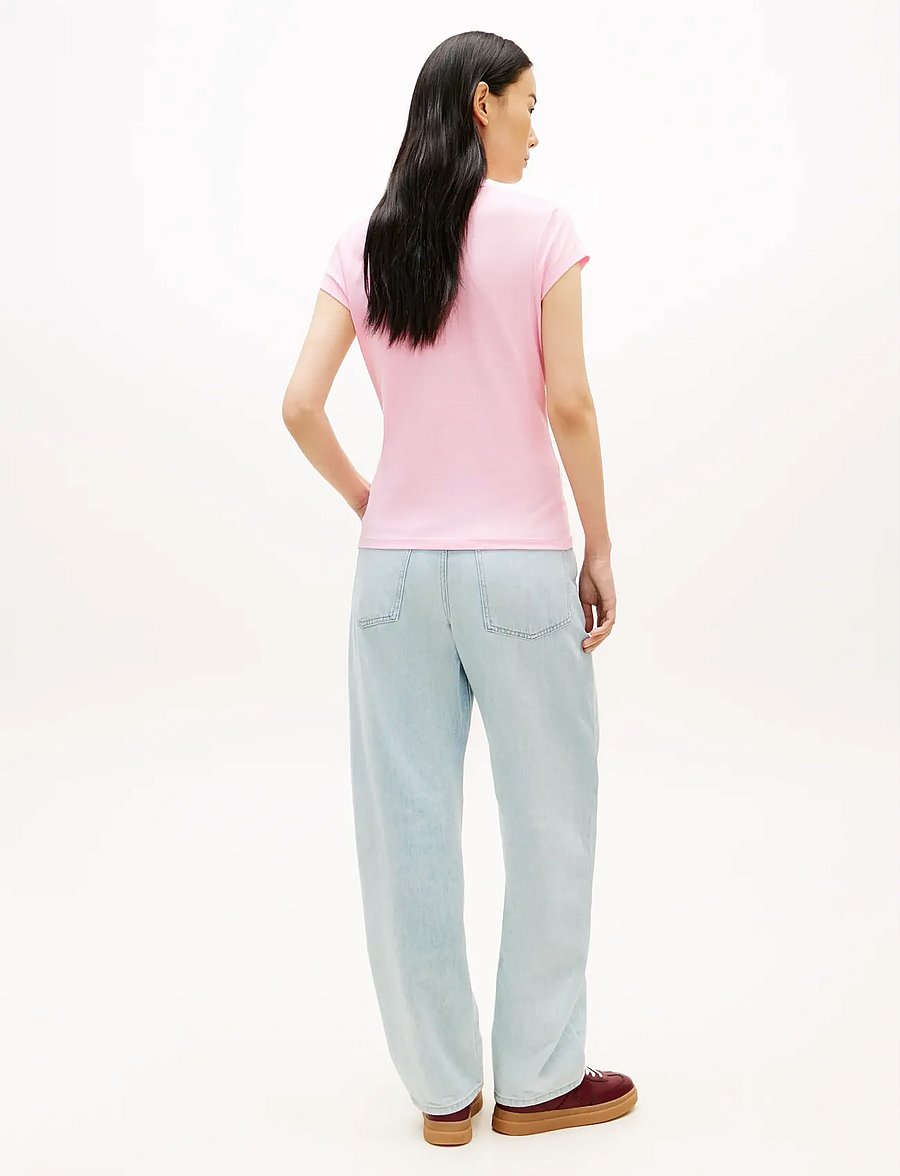 Tommy Hilfiger - TH SCRIPT SLIM SS POLO - poloer - classic pink - 2
