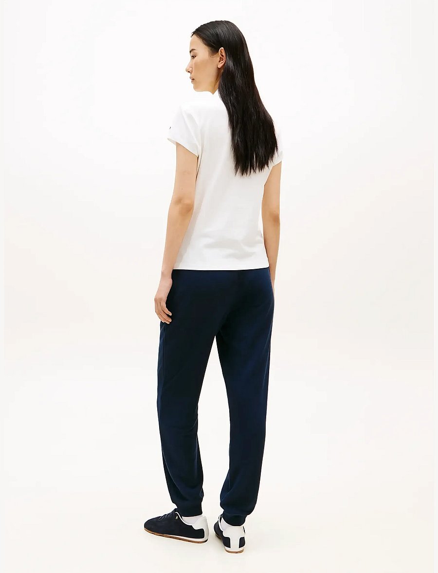 Tommy Hilfiger - TH SCRIPT SLIM SS POLO - poloer - ecru - 2