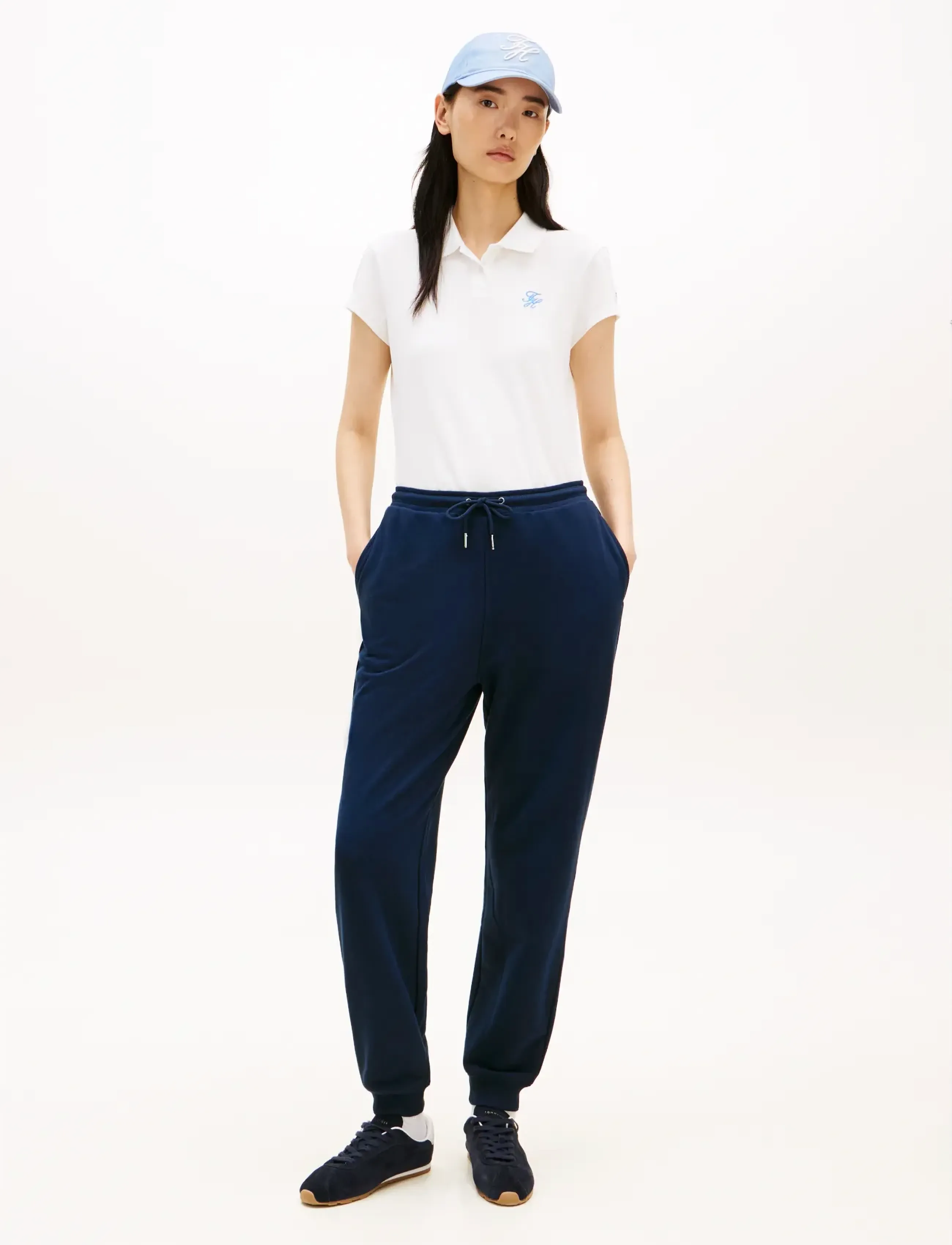 Tommy Hilfiger - TH SCRIPT SLIM SS POLO - poloshirts - ecru - 3