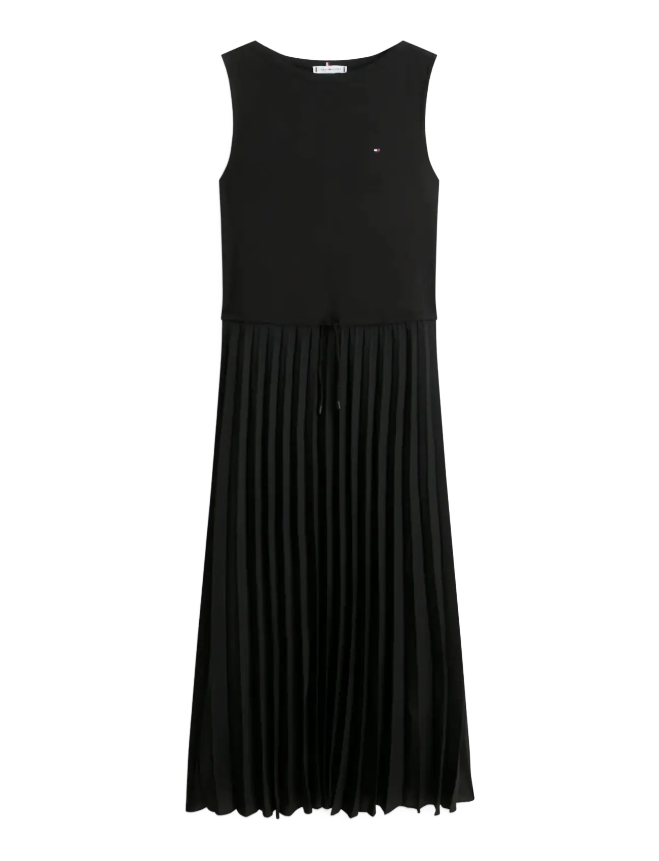 Tommy Hilfiger 5X2 SLASH-NK MIX MEDIA DRS - Plus Size - BLACK / black