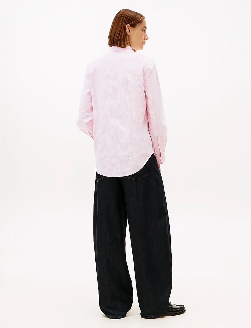 Tommy Hilfiger - OXFORD AOP RELAXED SHIRT - långärmade skjortor - classic ithaca stp mid pink - 4