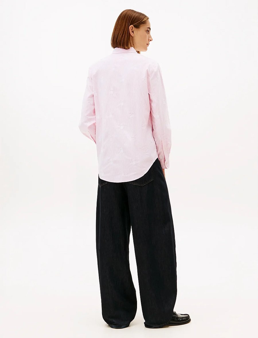 Tommy Hilfiger - OXFORD AOP RELAXED SHIRT - langærmede skjorter - classic ithaca stp mid pink - 4