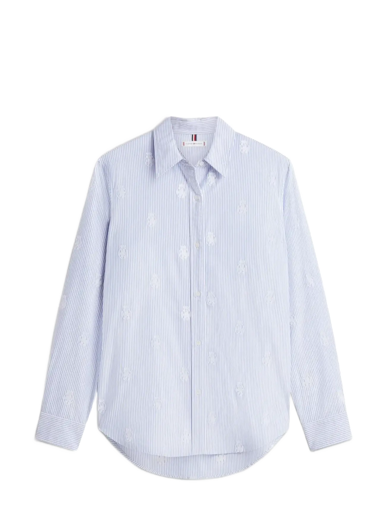 OXFORD AOP RELAXED SHIRT - CLASSIC ITHACA   MID BLUE