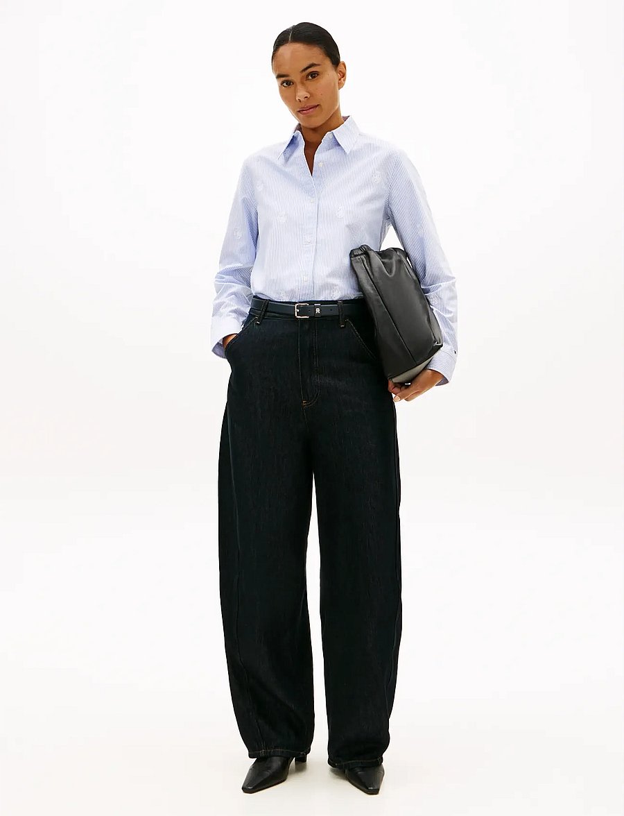 Tommy Hilfiger - OXFORD AOP RELAXED SHIRT - långärmade skjortor - classic ithaca mid blue - 2