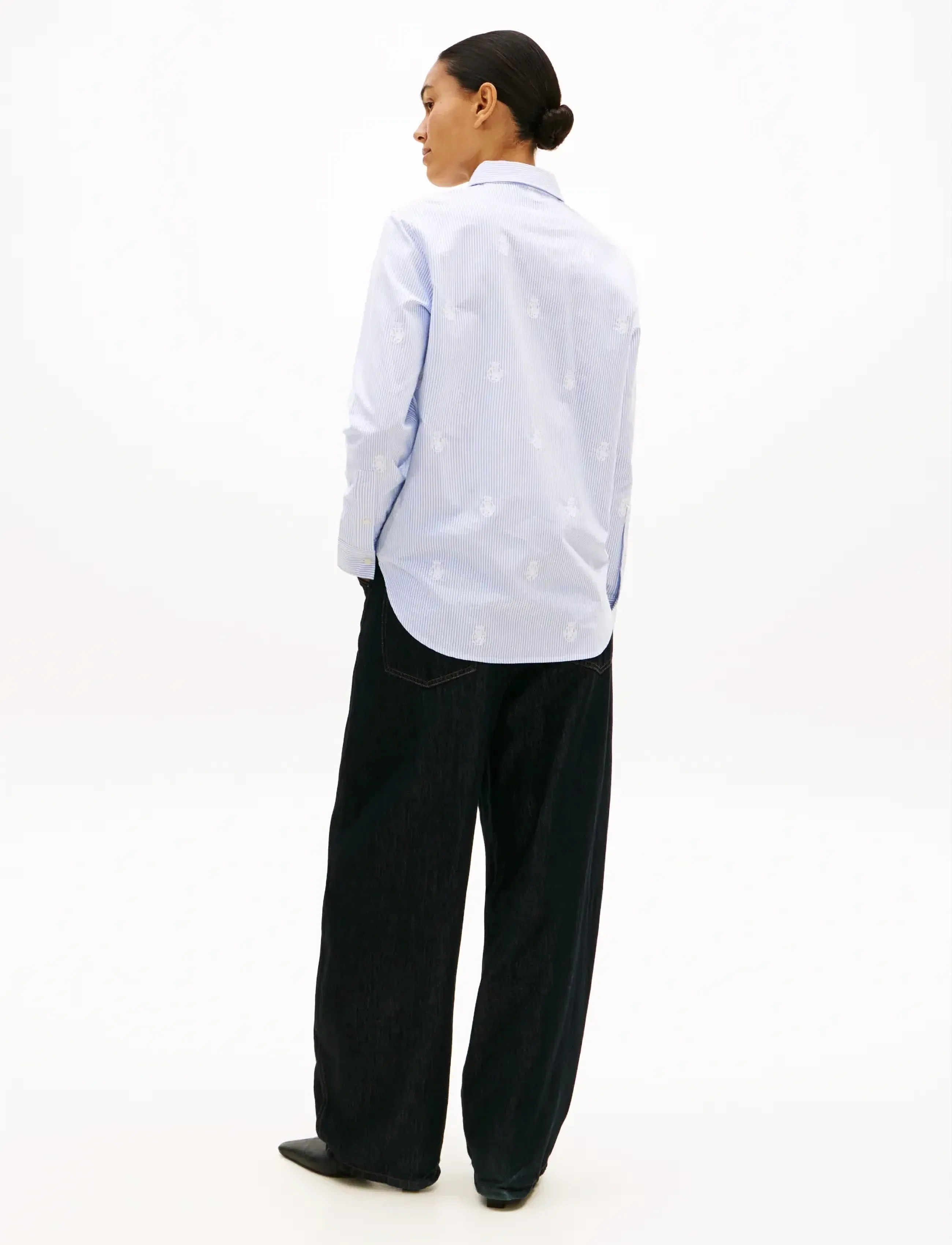 Tommy Hilfiger - OXFORD AOP RELAXED SHIRT - chemises à manches longues - classic ithaca   mid blue - 3