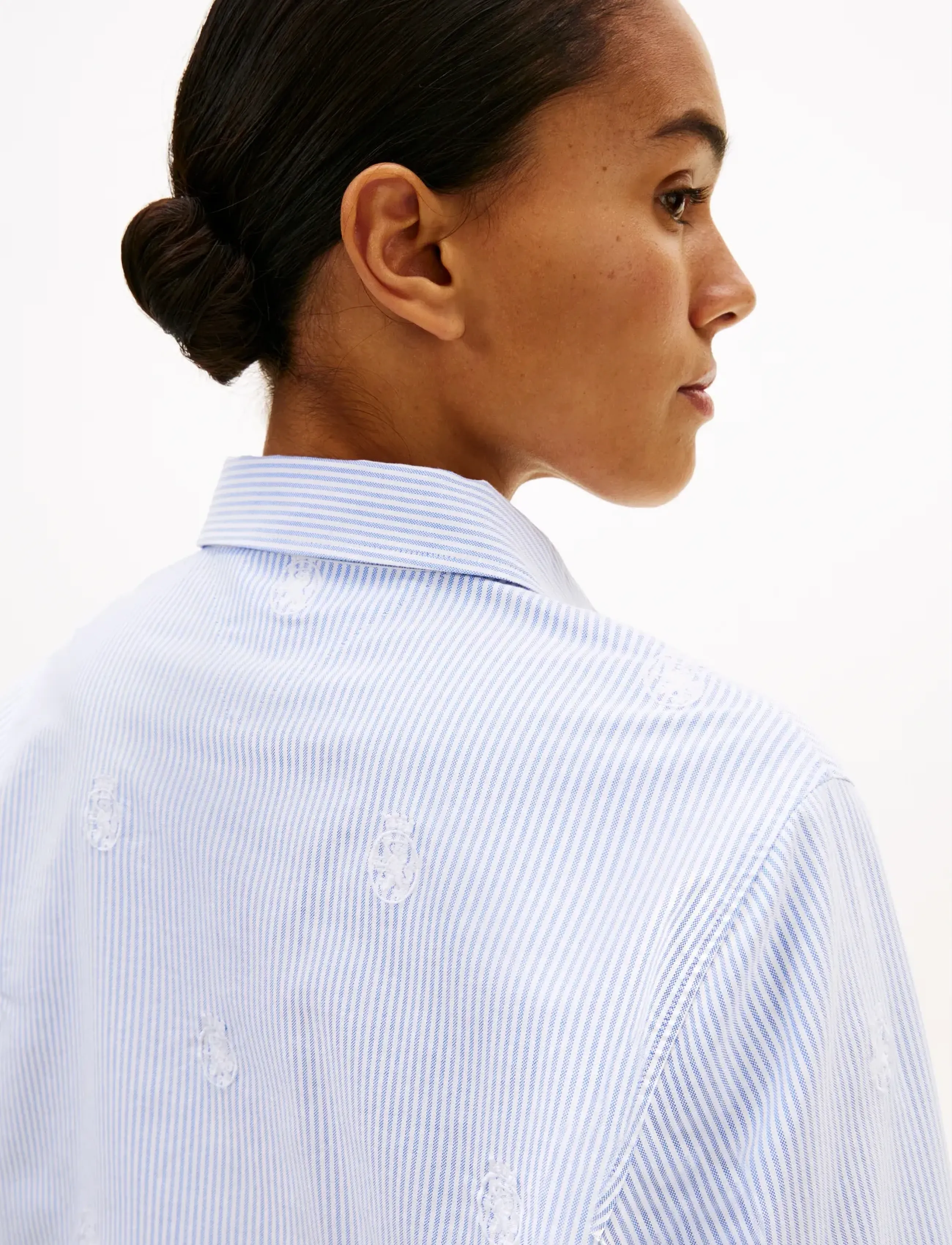 Tommy Hilfiger - OXFORD AOP RELAXED SHIRT - chemises à manches longues - classic ithaca   mid blue - 4