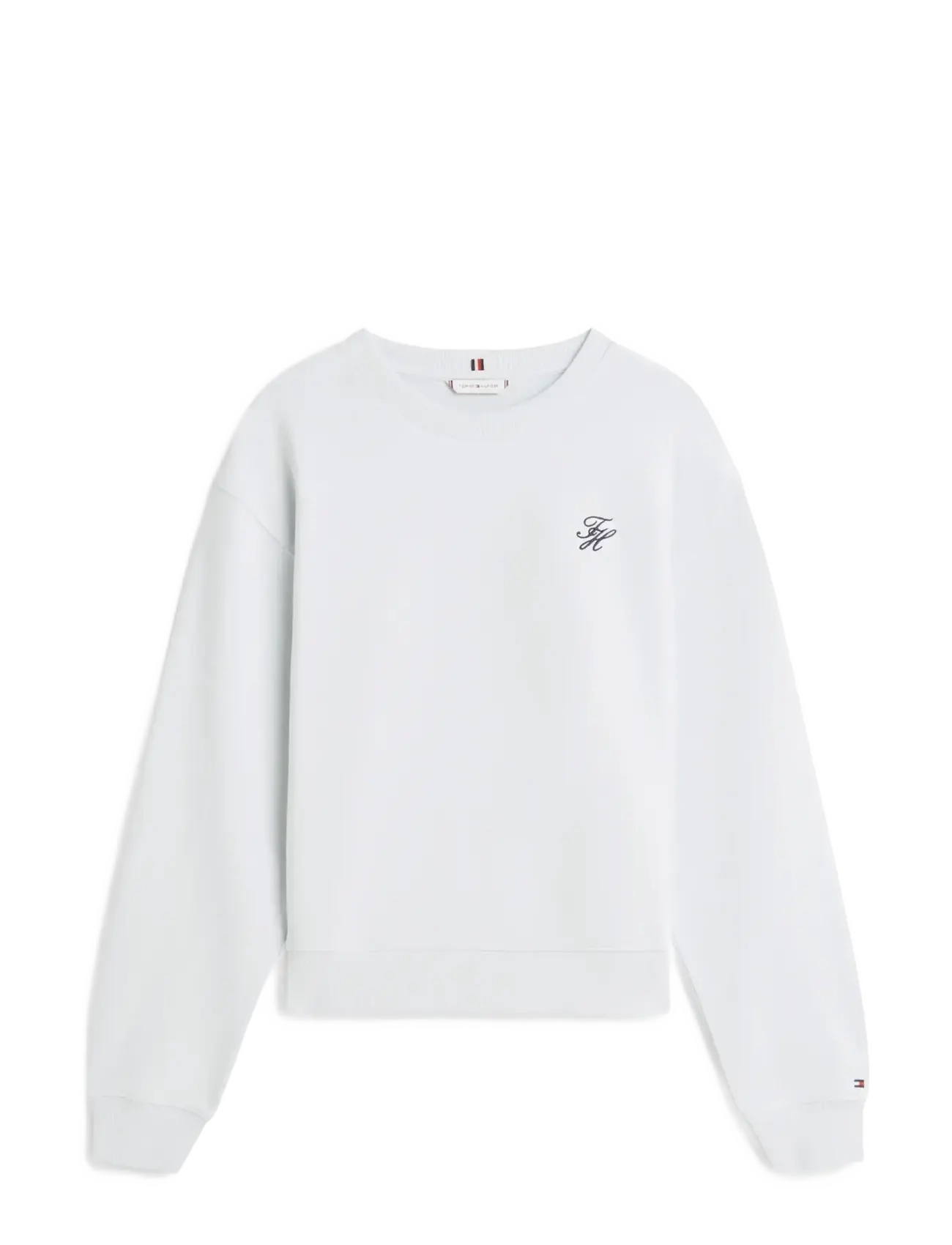 Tommy Hilfiger TH SCRIPT REG TERRY SWTSHRT - Sweatshirts - MORNING SKY BLUE / blue
