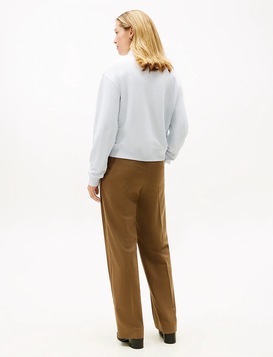 Tommy Hilfiger - TH SCRIPT REG TERRY SWTSHRT - igapäevane stiil - morning sky blue - 3
