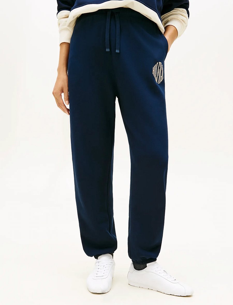 Tommy Hilfiger - VARSITY TERRY SWEATPANT - everyday style - dark night navy - 0