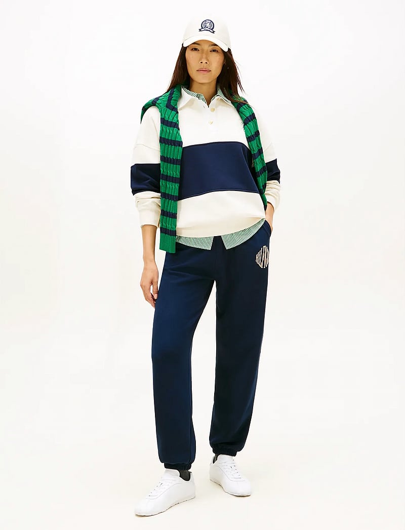 Tommy Hilfiger - VARSITY TERRY SWEATPANT - alltags-style - dark night navy - 2