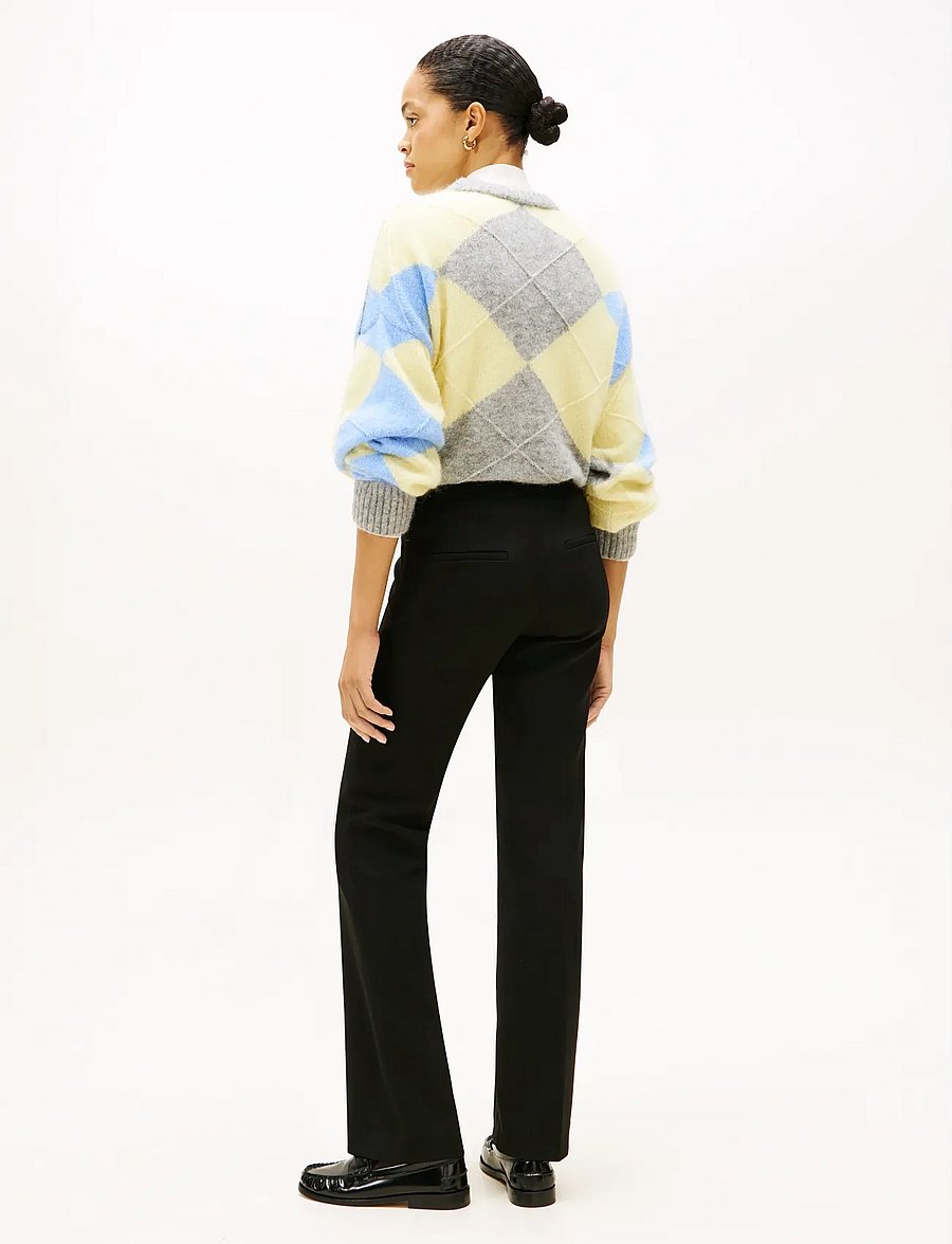 Tommy Hilfiger - PUNTO KICK FLARE PANT - alt laiad püksid - black - 2
