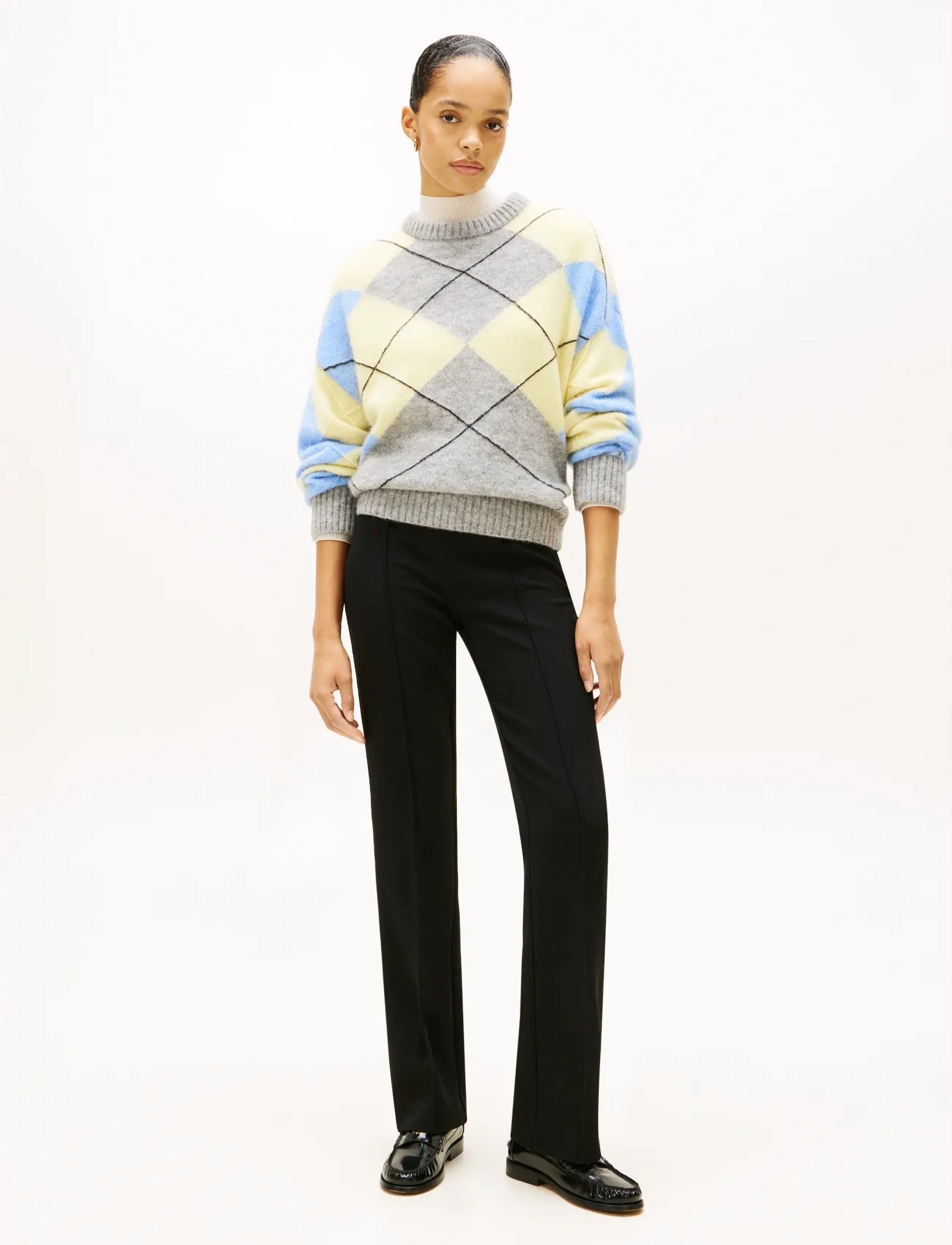 Tommy Hilfiger - PUNTO KICK FLARE PANT - pantalons évasés - black - 3
