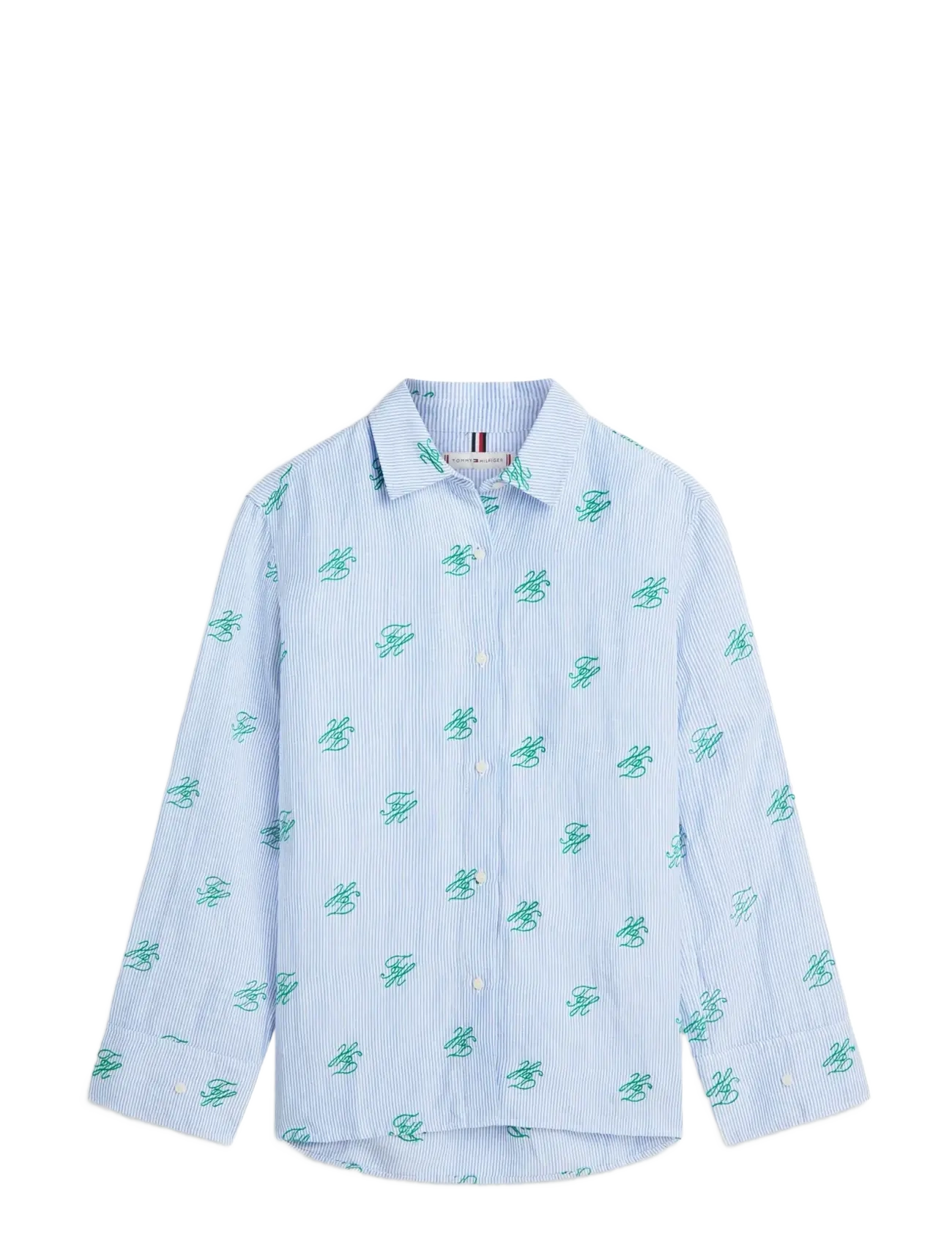 TOMMY HILFIGER Swimshop Linen Easy Fit Aop Blau - XXS - Damen