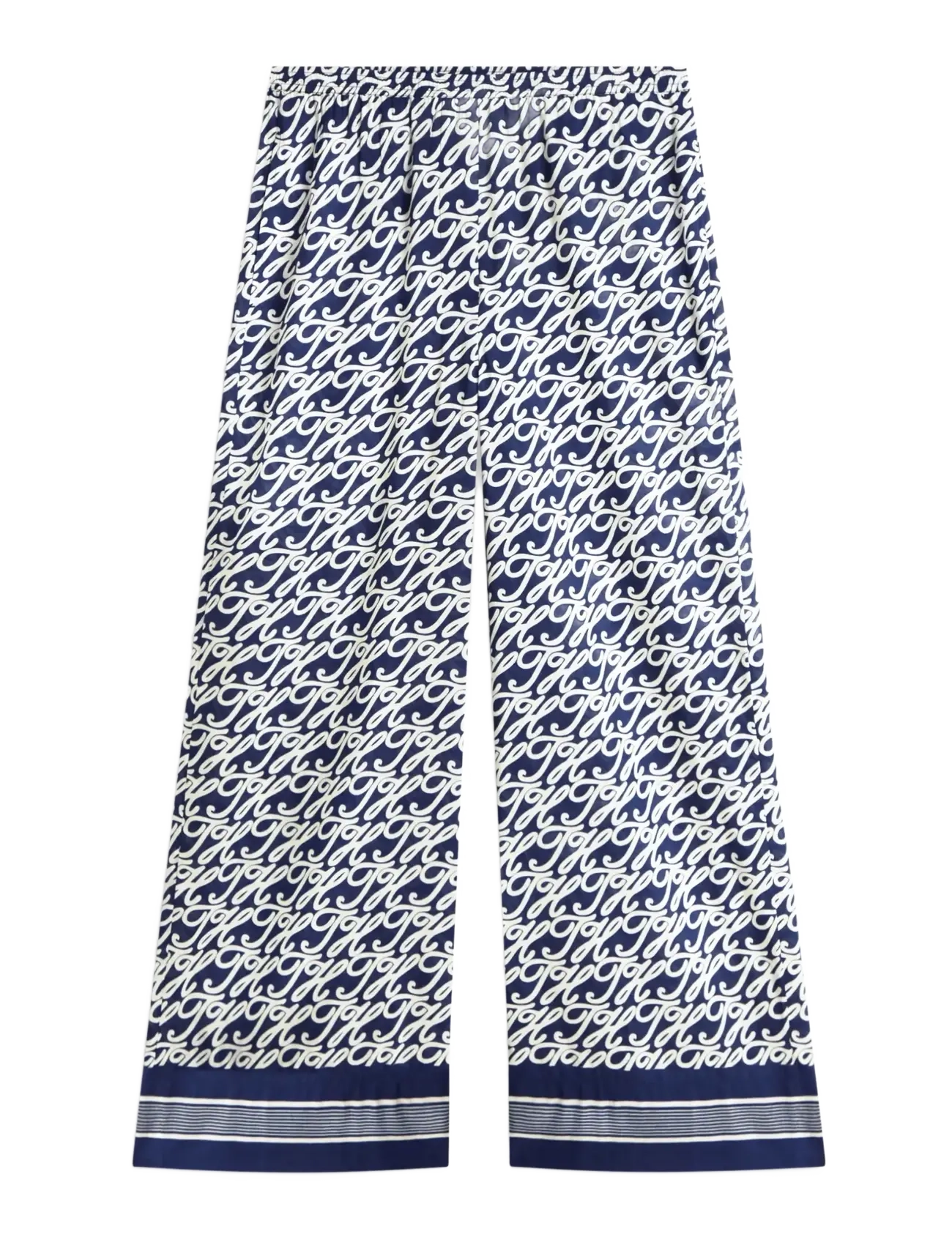 TOMMY HILFIGER Swimshop Silk Voile Aop Hosen Navy - M - Damen