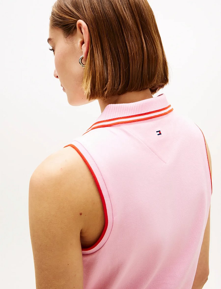 Tommy Hilfiger - SWIMSHOP COTTON POLO SS - polosärgid - classic pink - 4