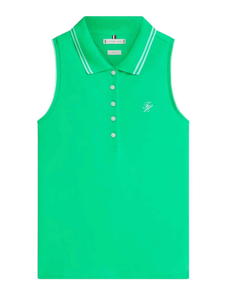 Tommy Hilfiger - SWIMSHOP COTTON POLO SS - polosärgid - jade wink - 1