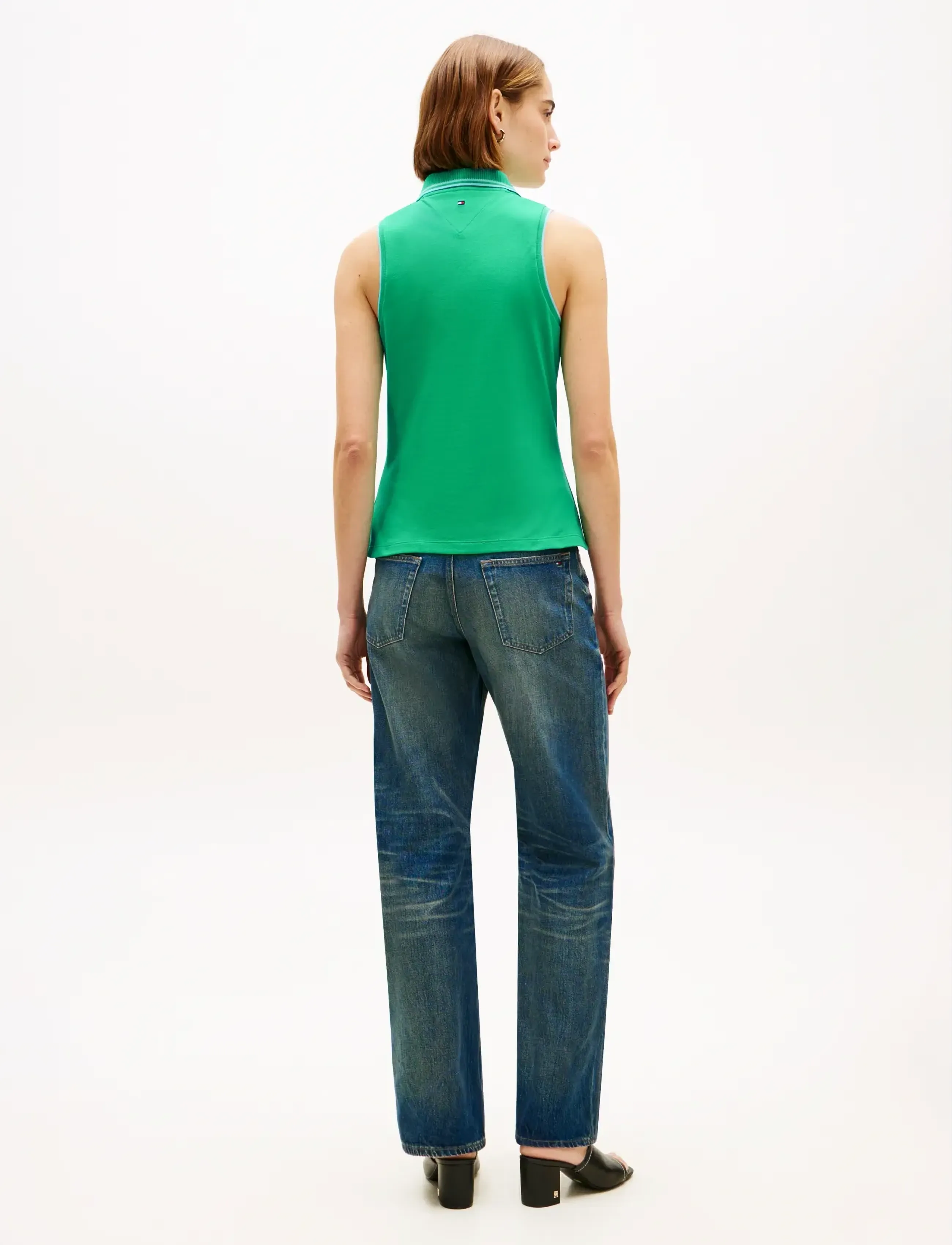 Tommy Hilfiger - SWIMSHOP COTTON POLO SS - poloer - jade wink - 2