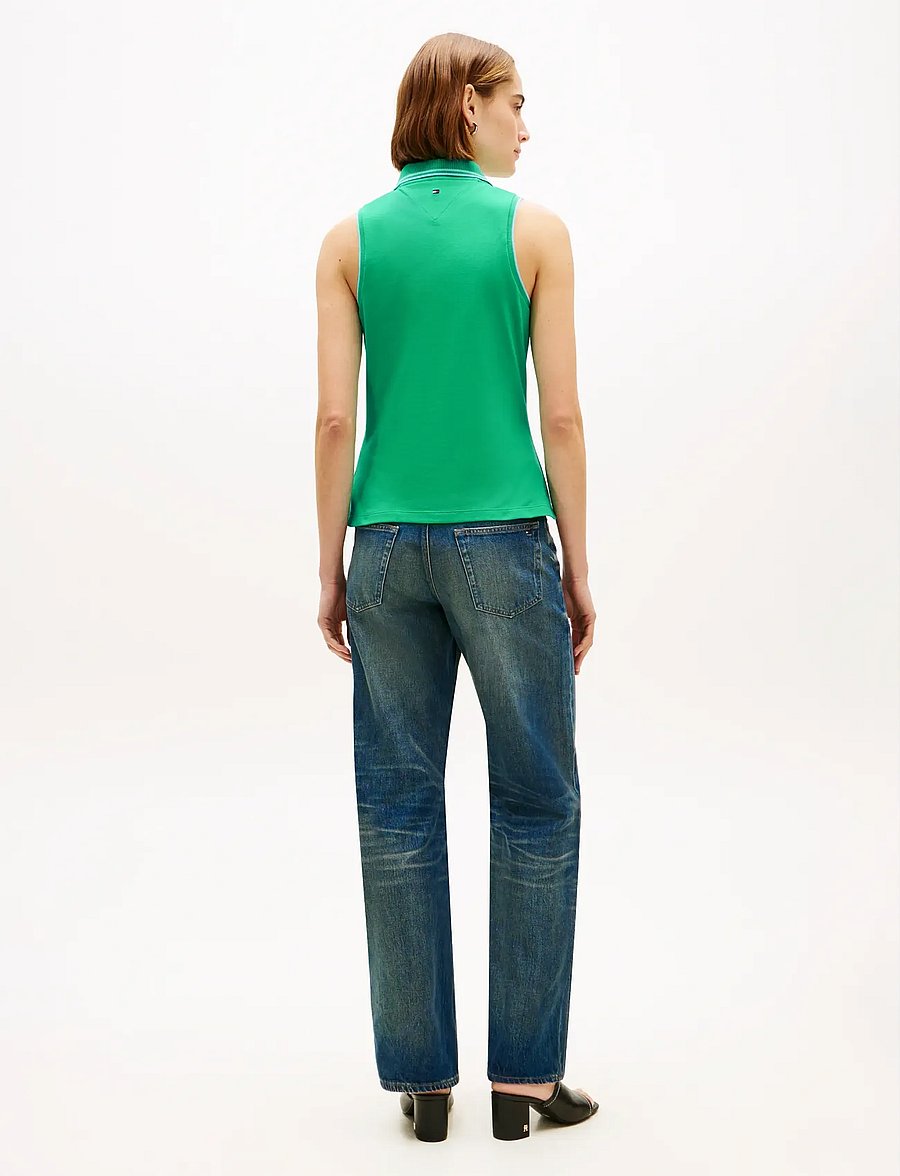 Tommy Hilfiger - SWIMSHOP COTTON POLO SS - polosärgid - jade wink - 2