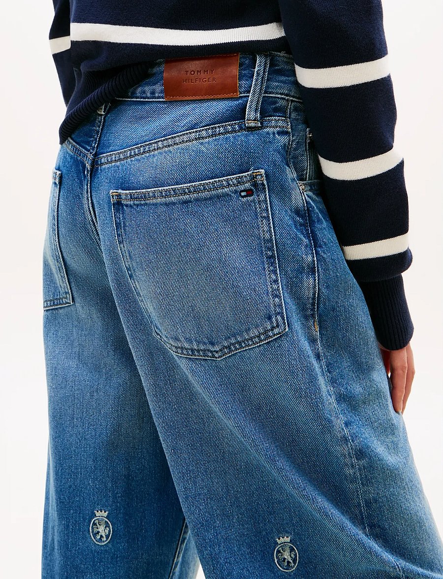 Tommy Hilfiger - DNM FINN AOE CREST BARREL RW - barrel jeans - finn - 4