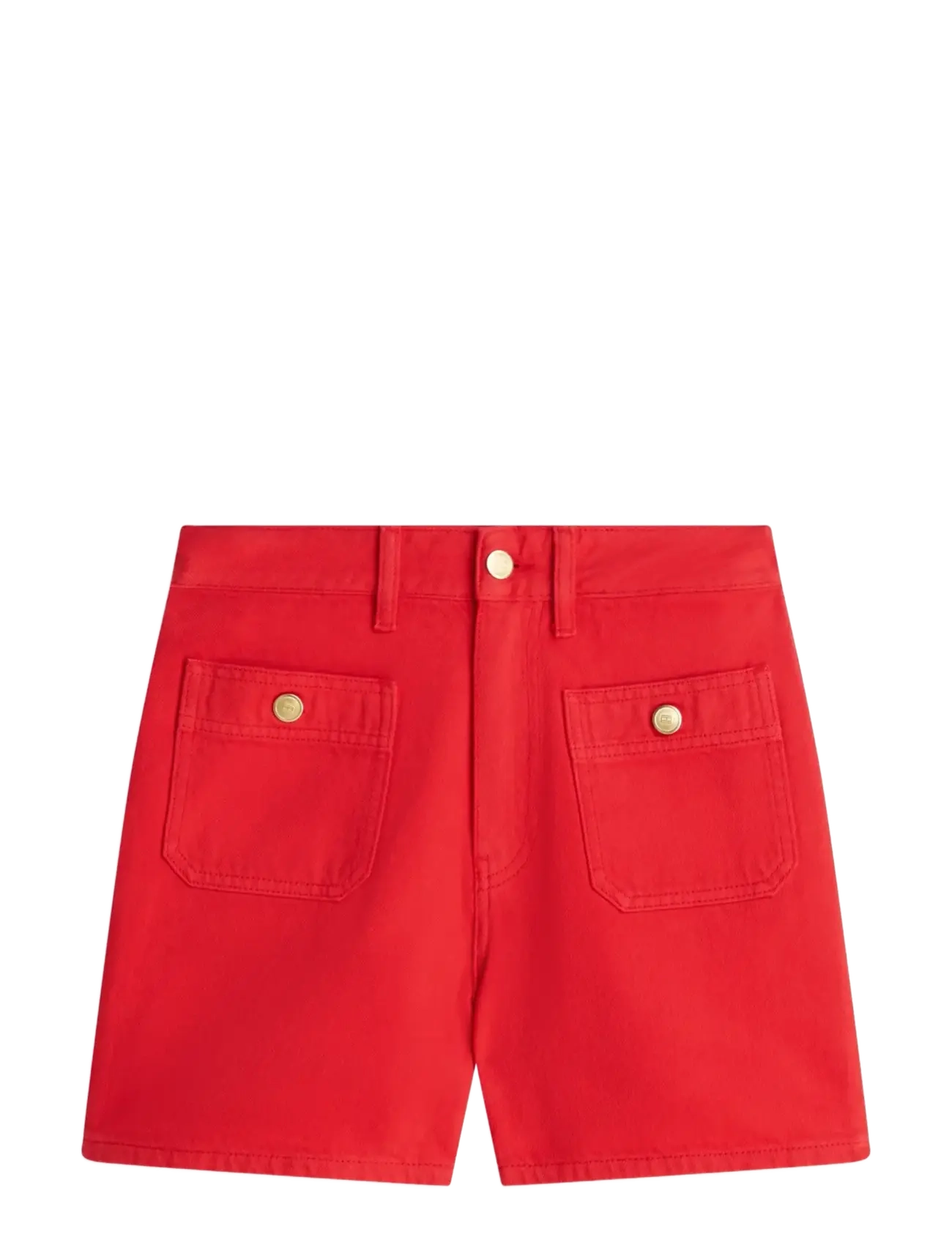 Tommy Hilfiger DNM CLR MINI SHORT HW - Tøj - FIREWORKS / red